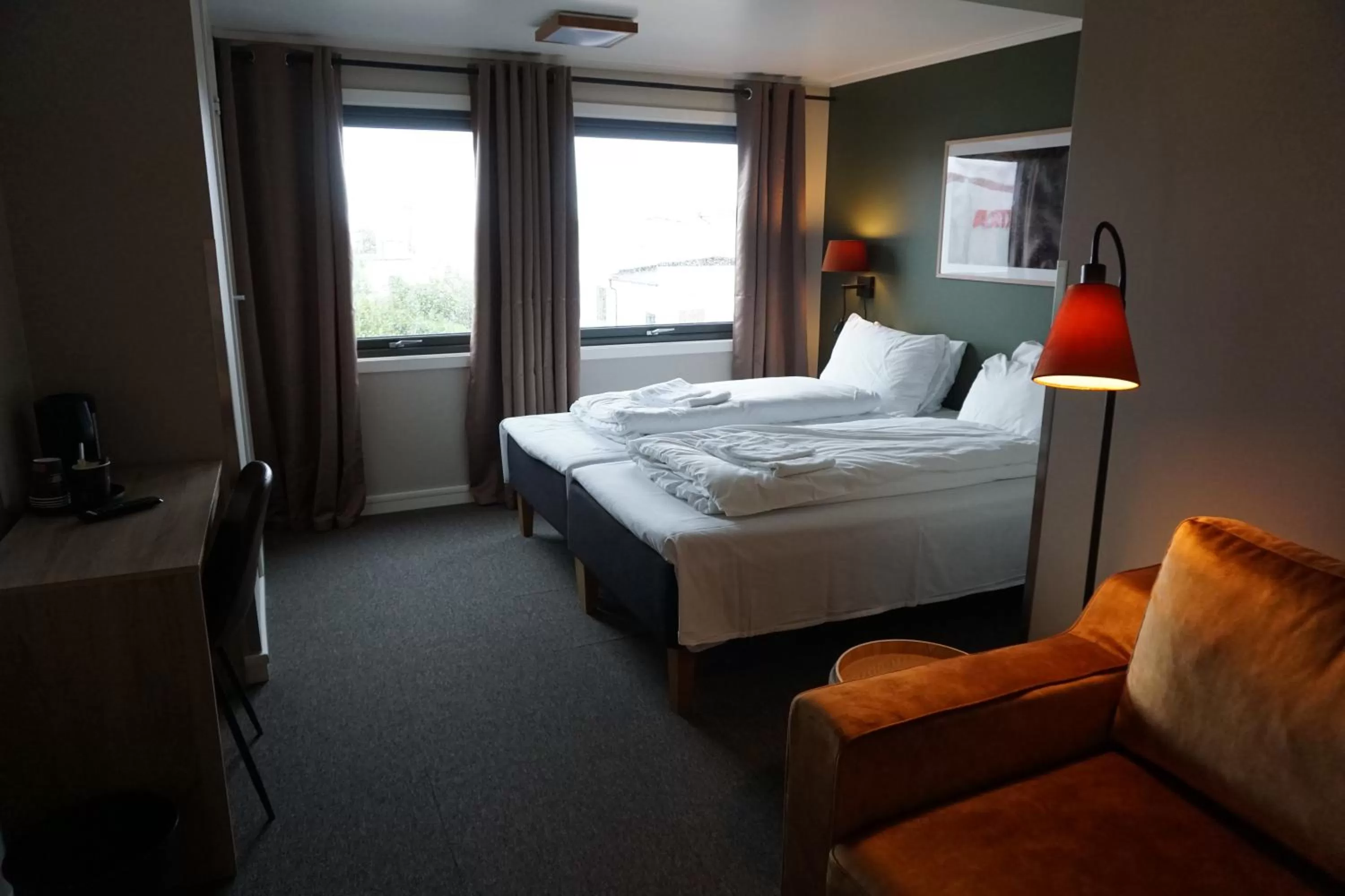 Photo of the whole room, Bed in Verdde Hotel Lakselv