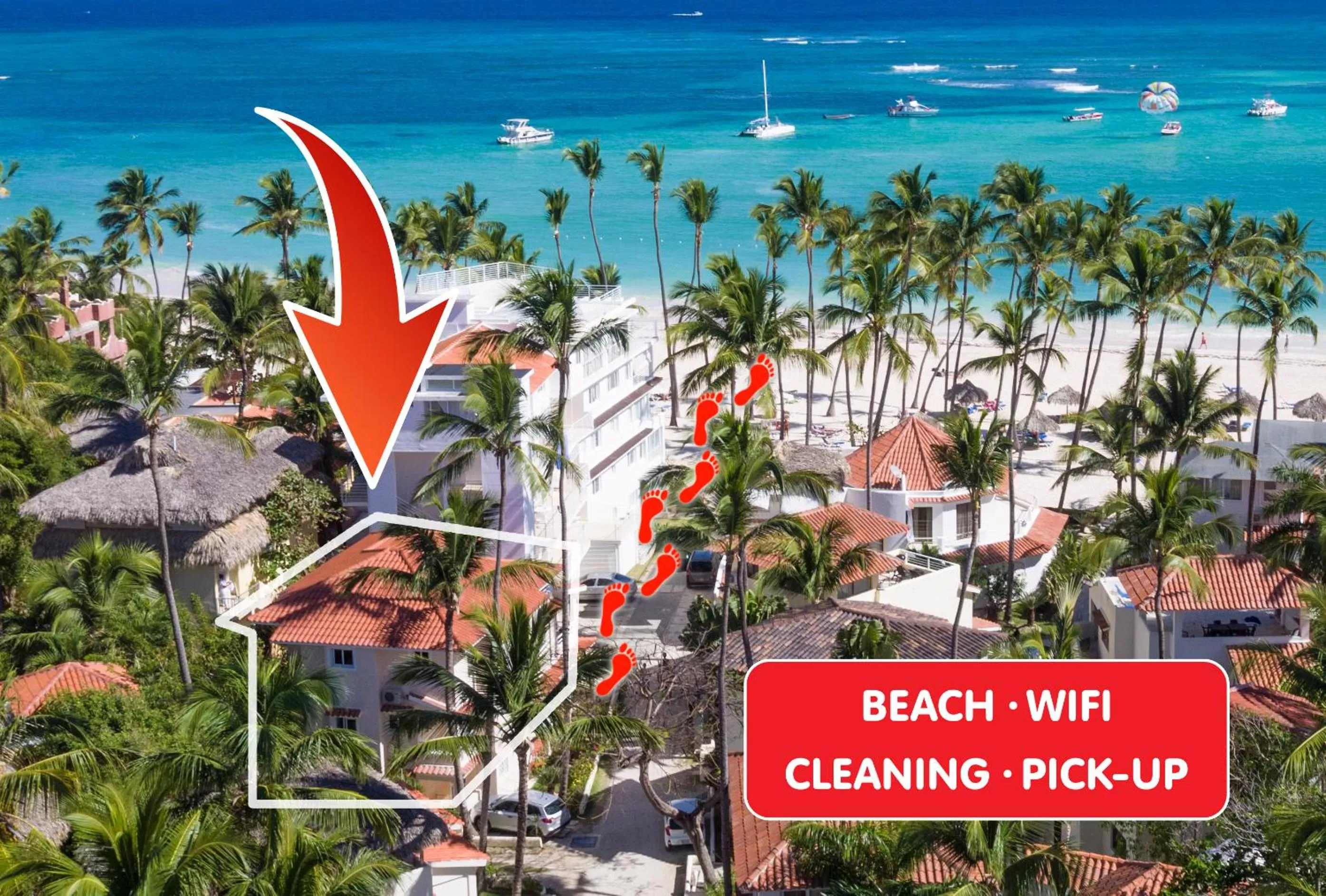 Villa with Sea View in AVENTURA VILLAGE LOS CORALES BEACH and SPA