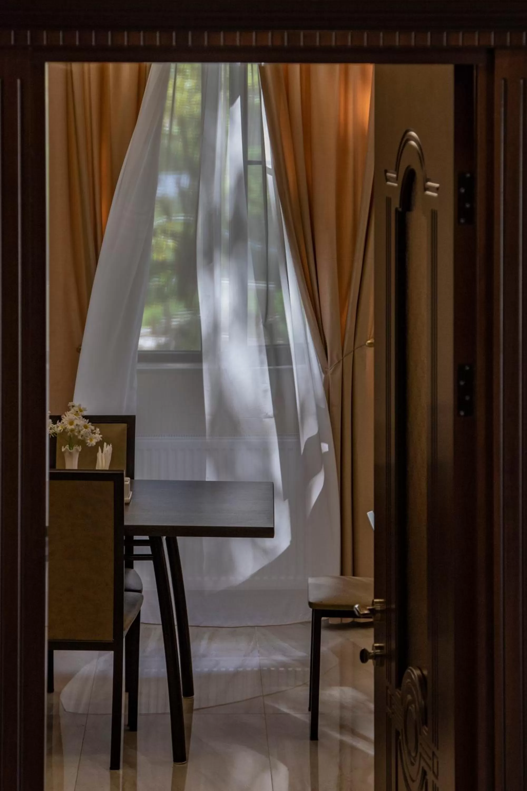 Dining area in Hotel Patriot