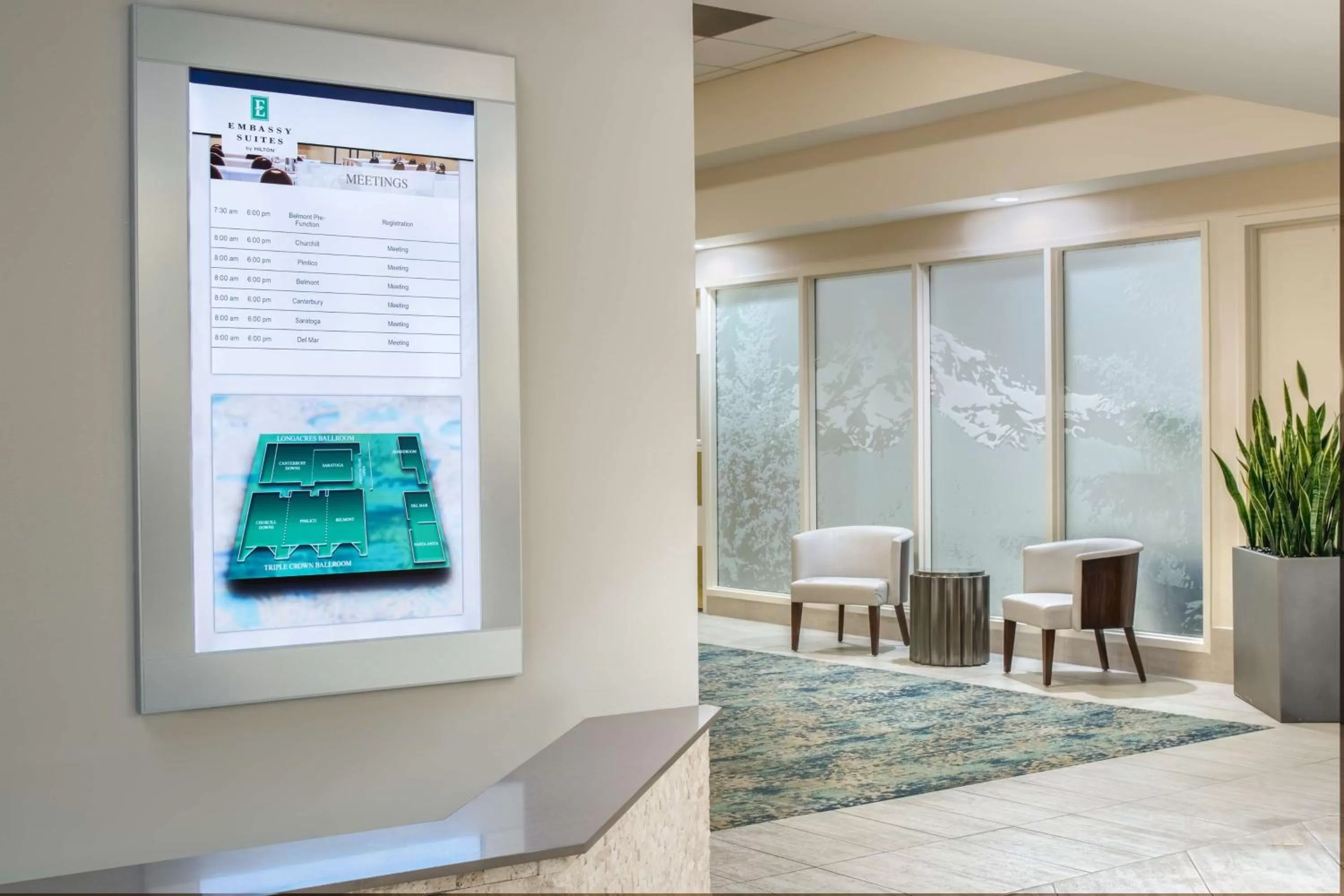 Lobby or reception in Embassy Suites By Hilton Seattle - Tacoma International Airport