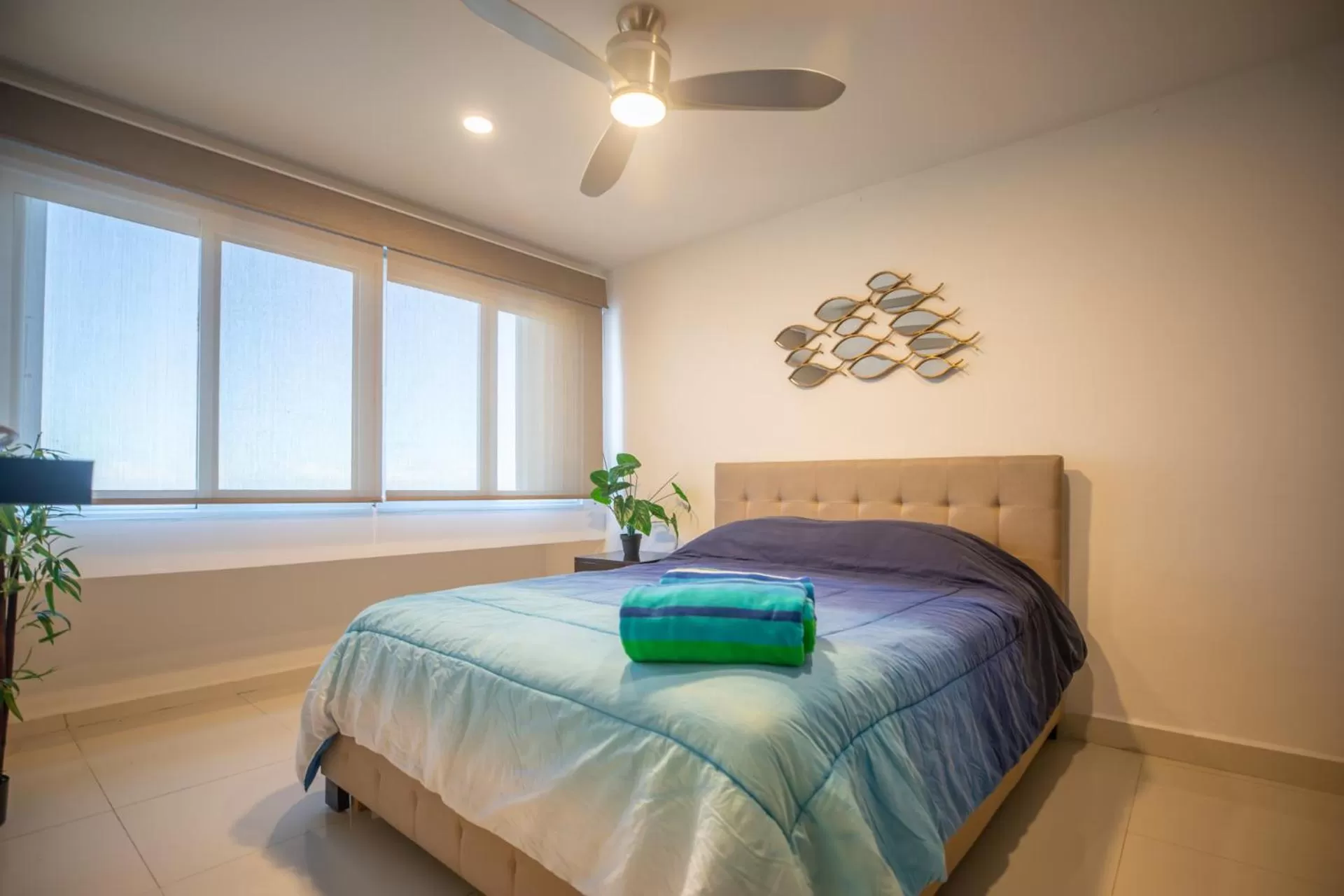 Bedroom, Bed in Beachfront Penthouses by LivIN Cancun