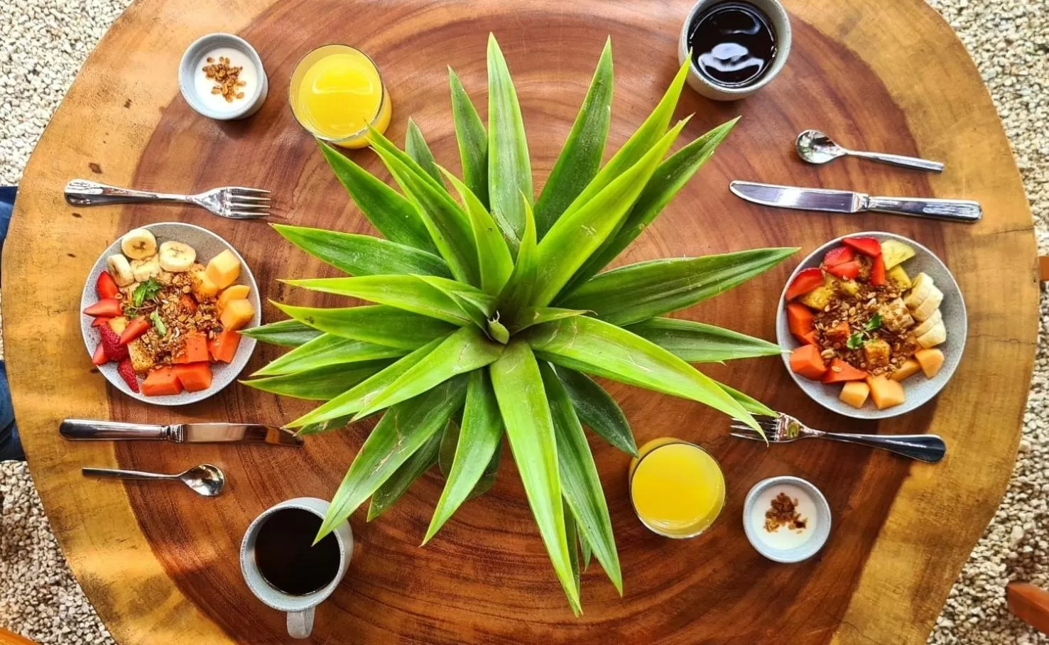 Breakfast in Mi Kasa Tu Kasa Bacalar