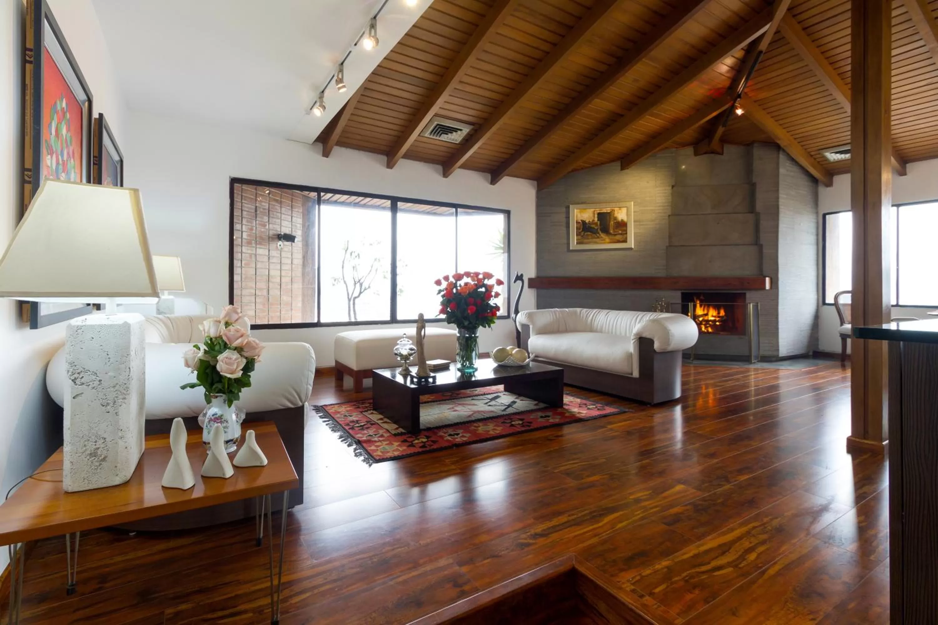 Living room, Seating Area in Penthouse Lodge B&B