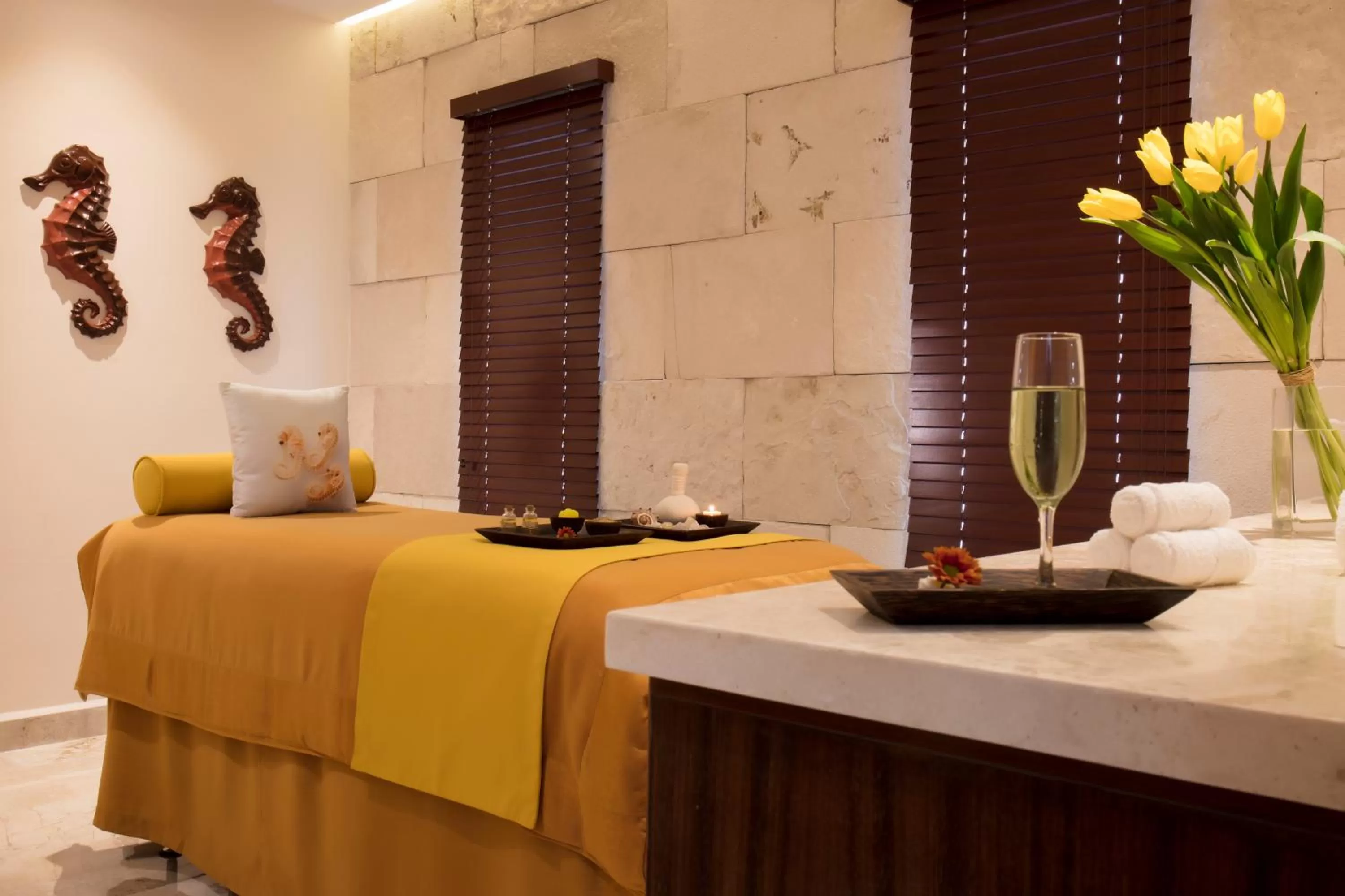 Massage, Bed in Crown Paradise Club Puerto Vallarta All Inclusive