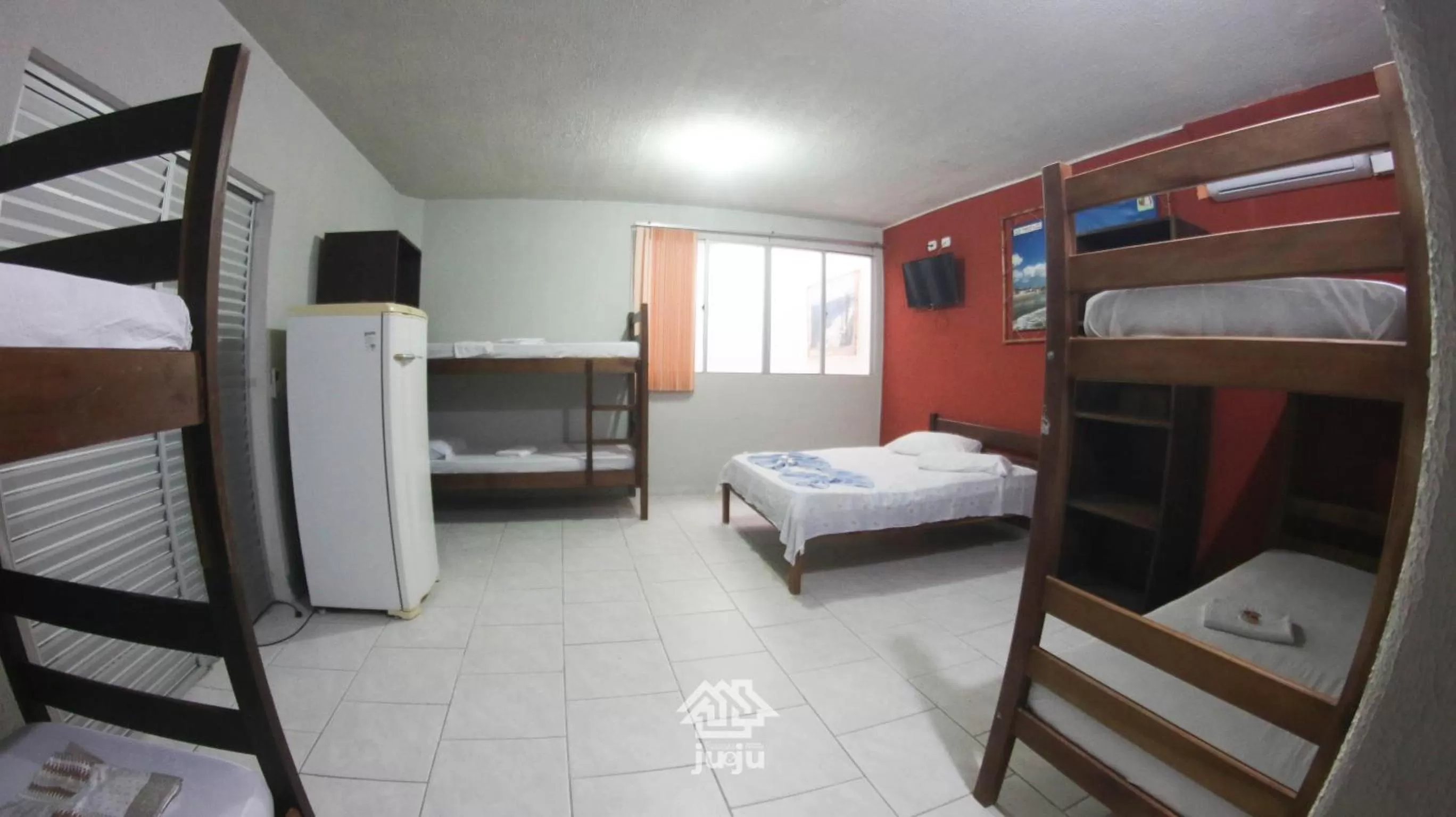 Bed in Pousada Ju&Ju à 400 mts DA PRAIA