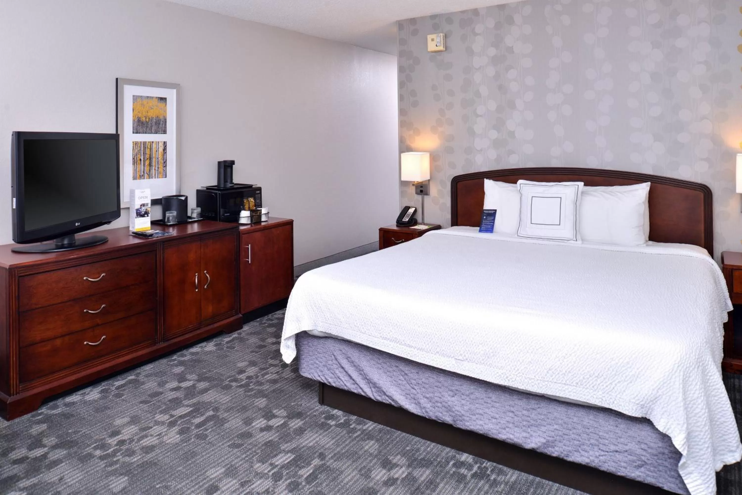 King Room with Sofa Bed - Hearing Accessible in Courtyard by Marriott Decatur
