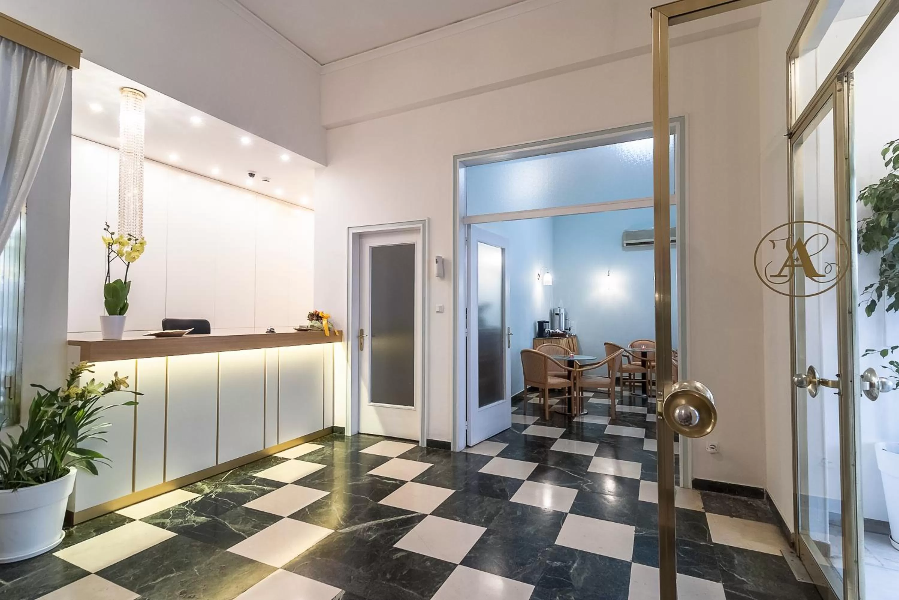 Lobby or reception in Ares Athens Hotel