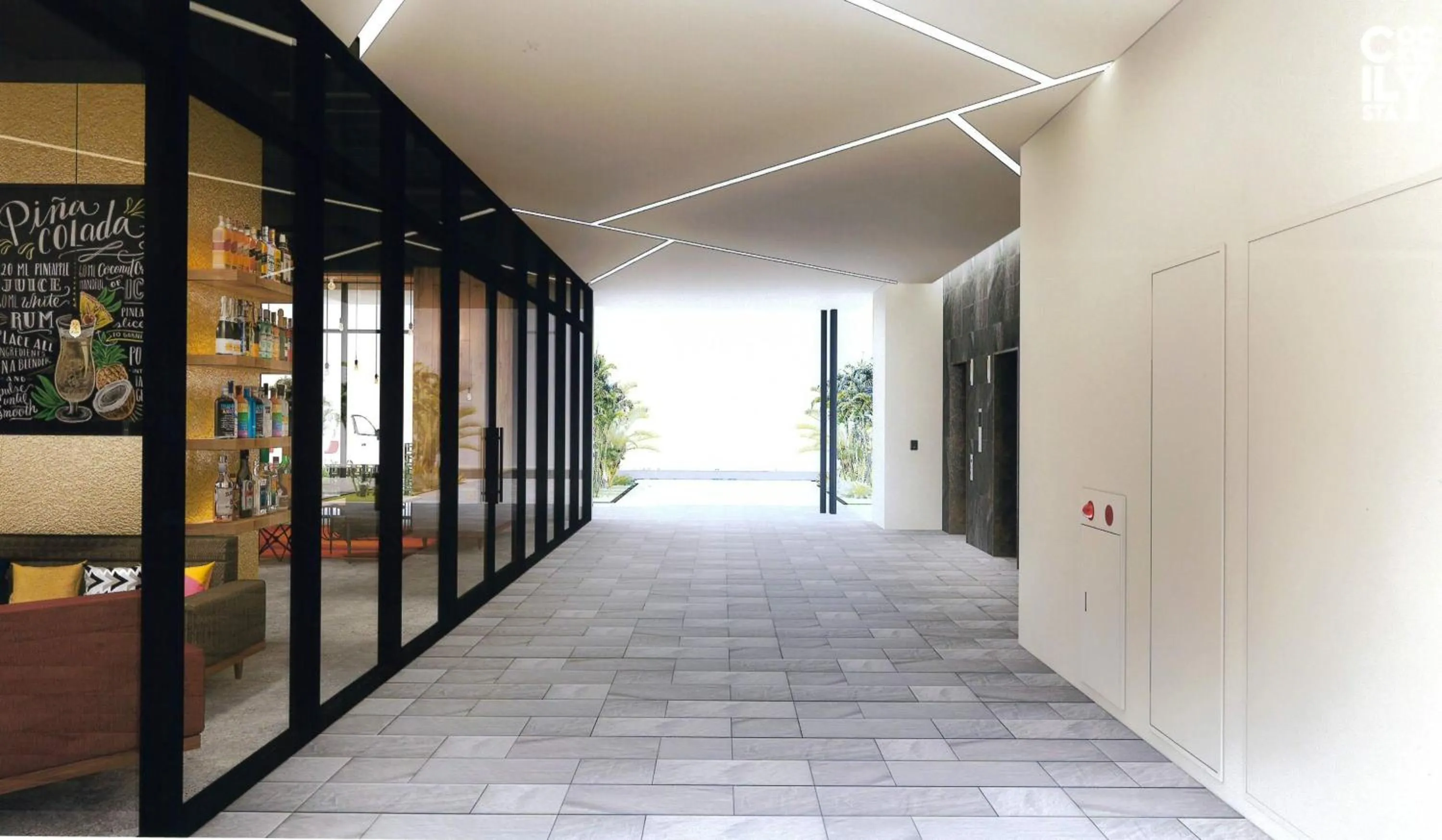 Decorative detail in Hotel Cocktail Stay Naha