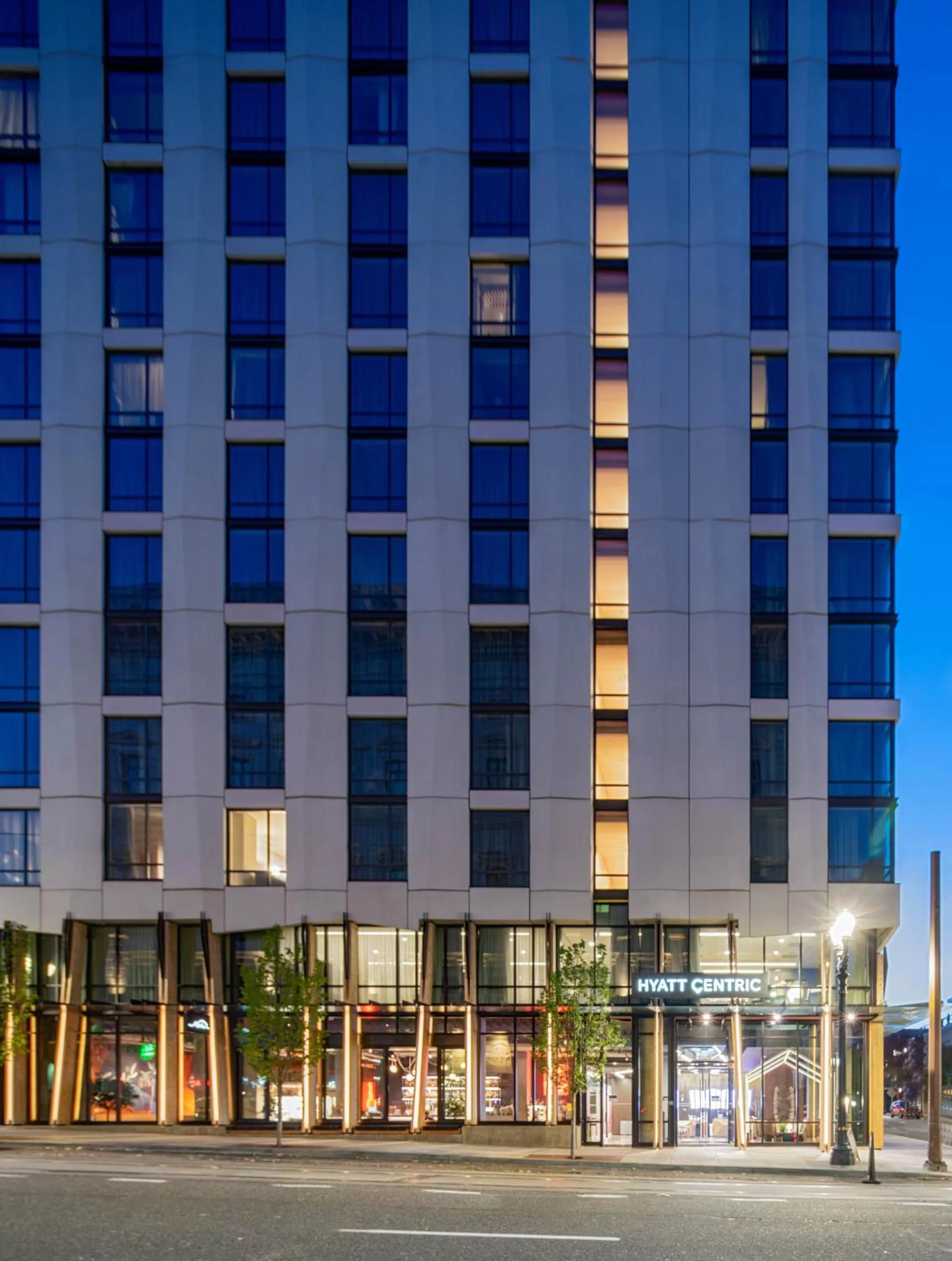 Property building in Hyatt Centric Downtown Portland
