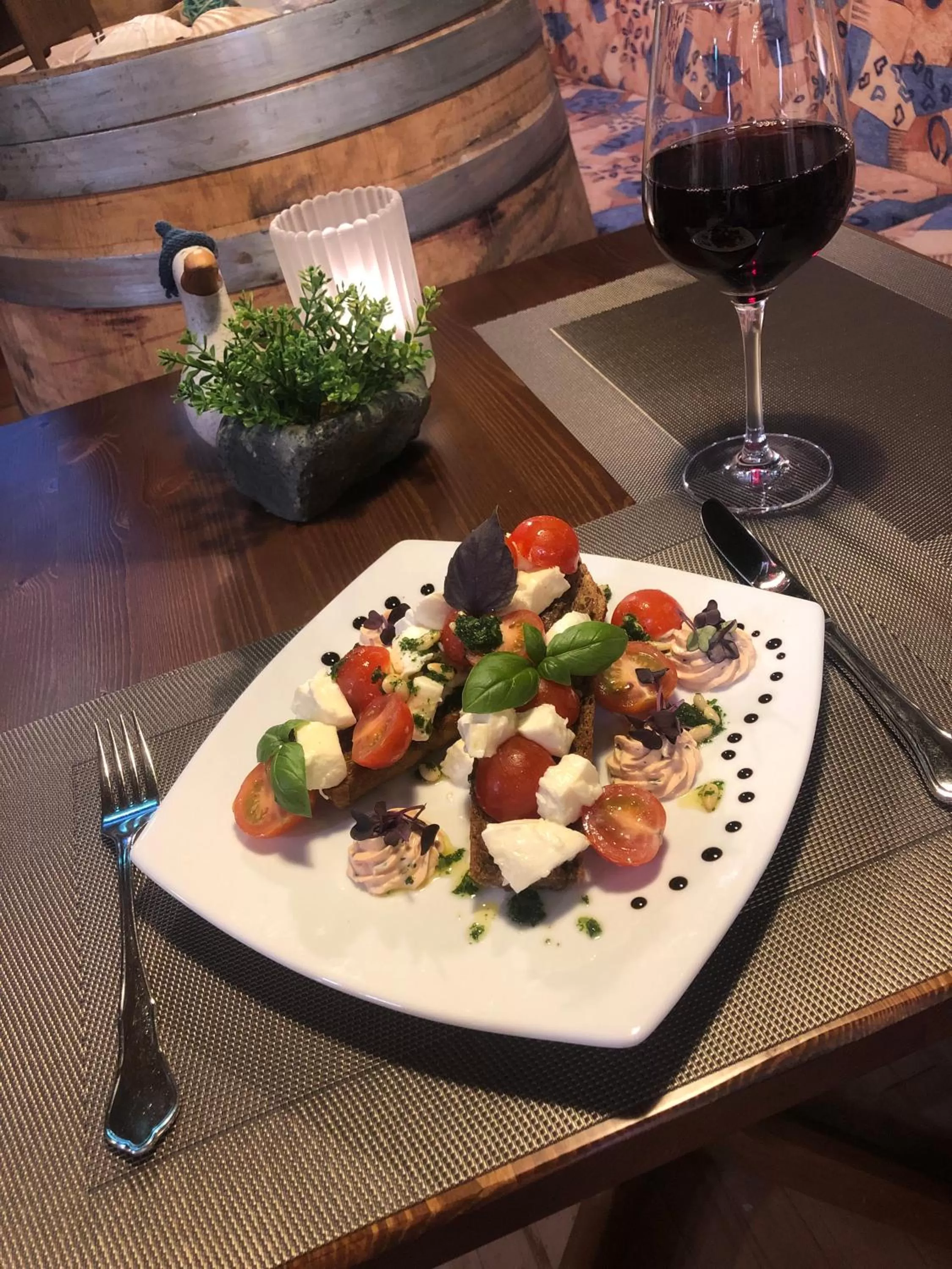 Food close-up in Hotel Windspiel