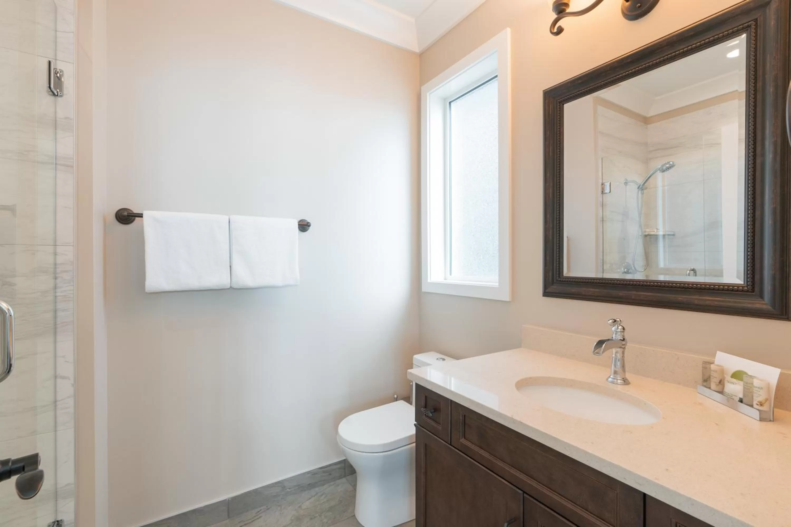 Bathroom in SookePoint Ocean Cottage Resort