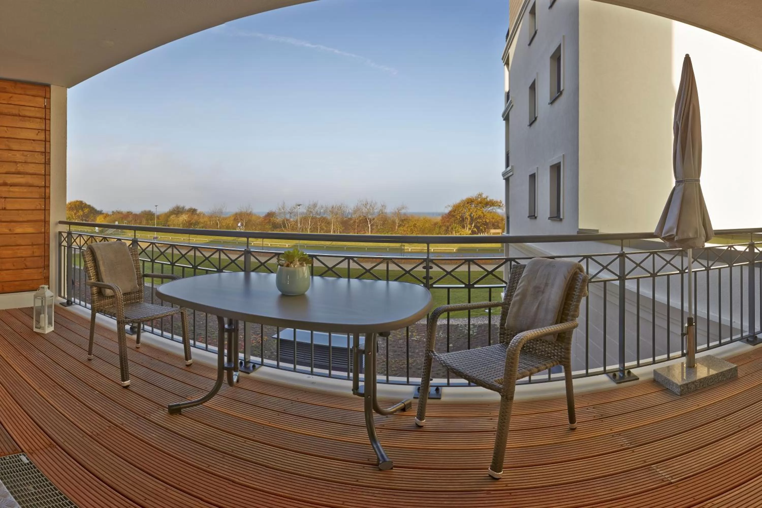 Balcony/Terrace in Aparthotel Waterkant Suites - Fewos am Meer mit SPA