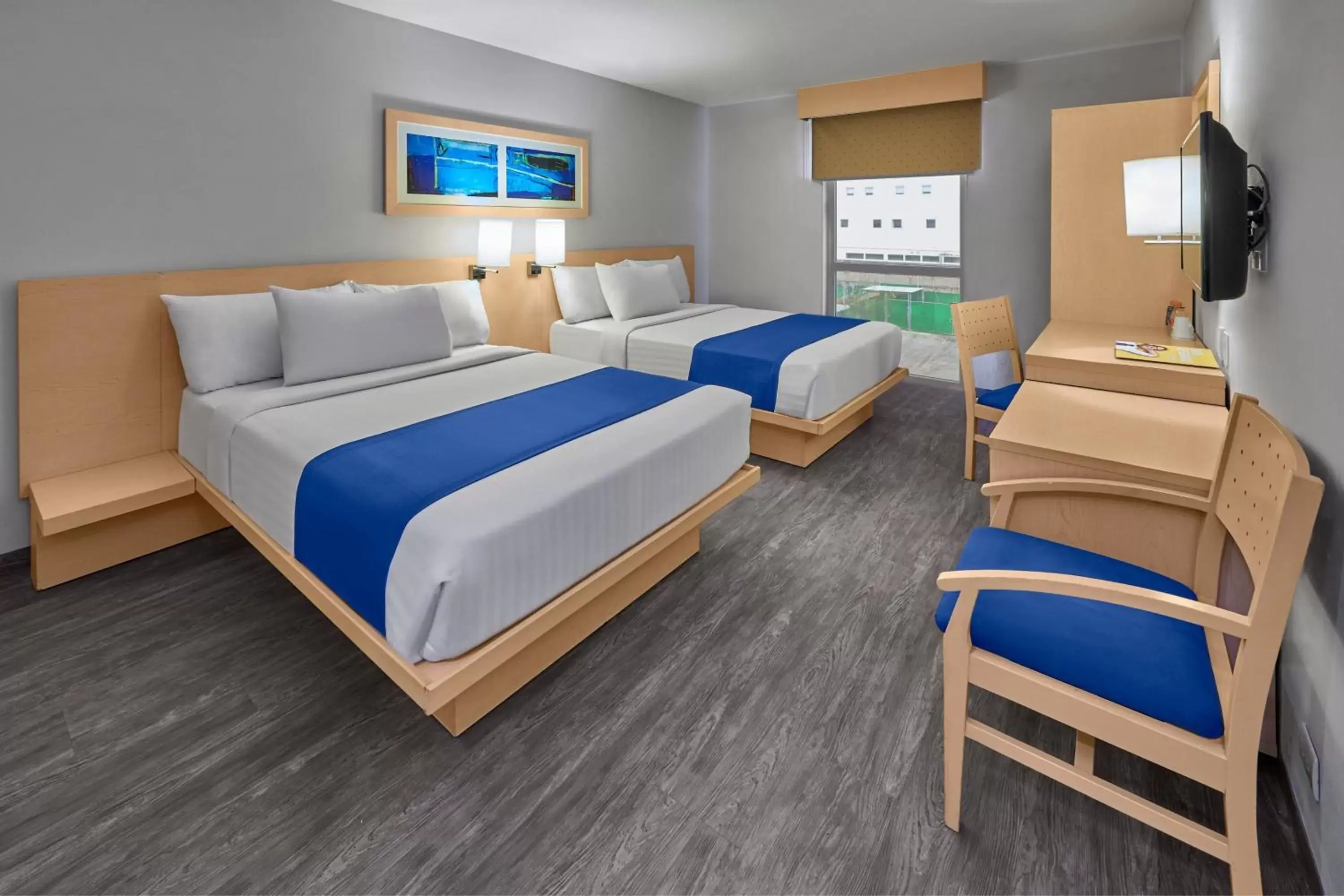 Double Room with Two Double Beds in City Express by Marriott Aguascalientes Sur Double Room with Two Double Beds in City Express by Marriott Aguascalientes Sur