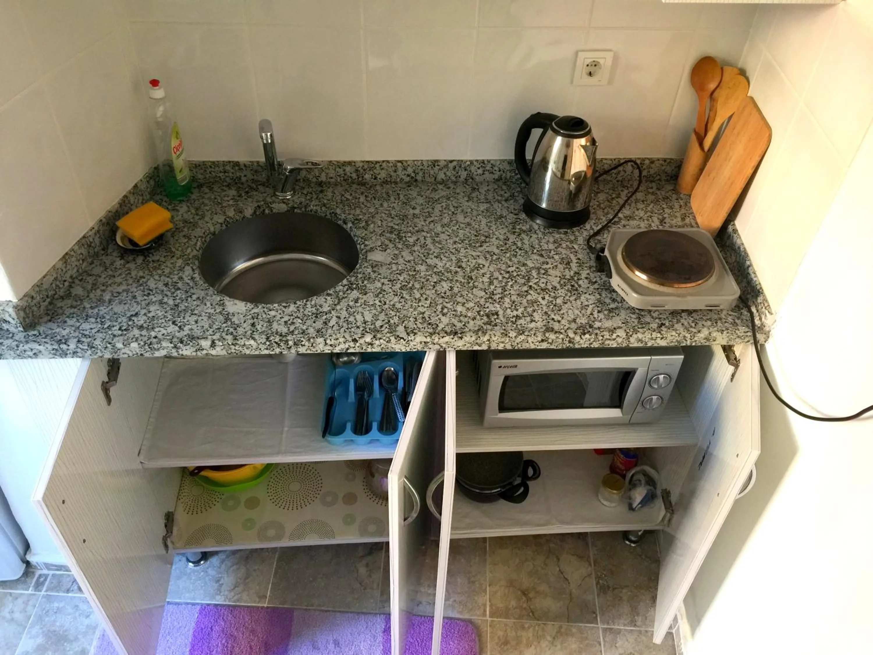 Kitchen or kitchenette in Oldtown Sultanahmet Suites