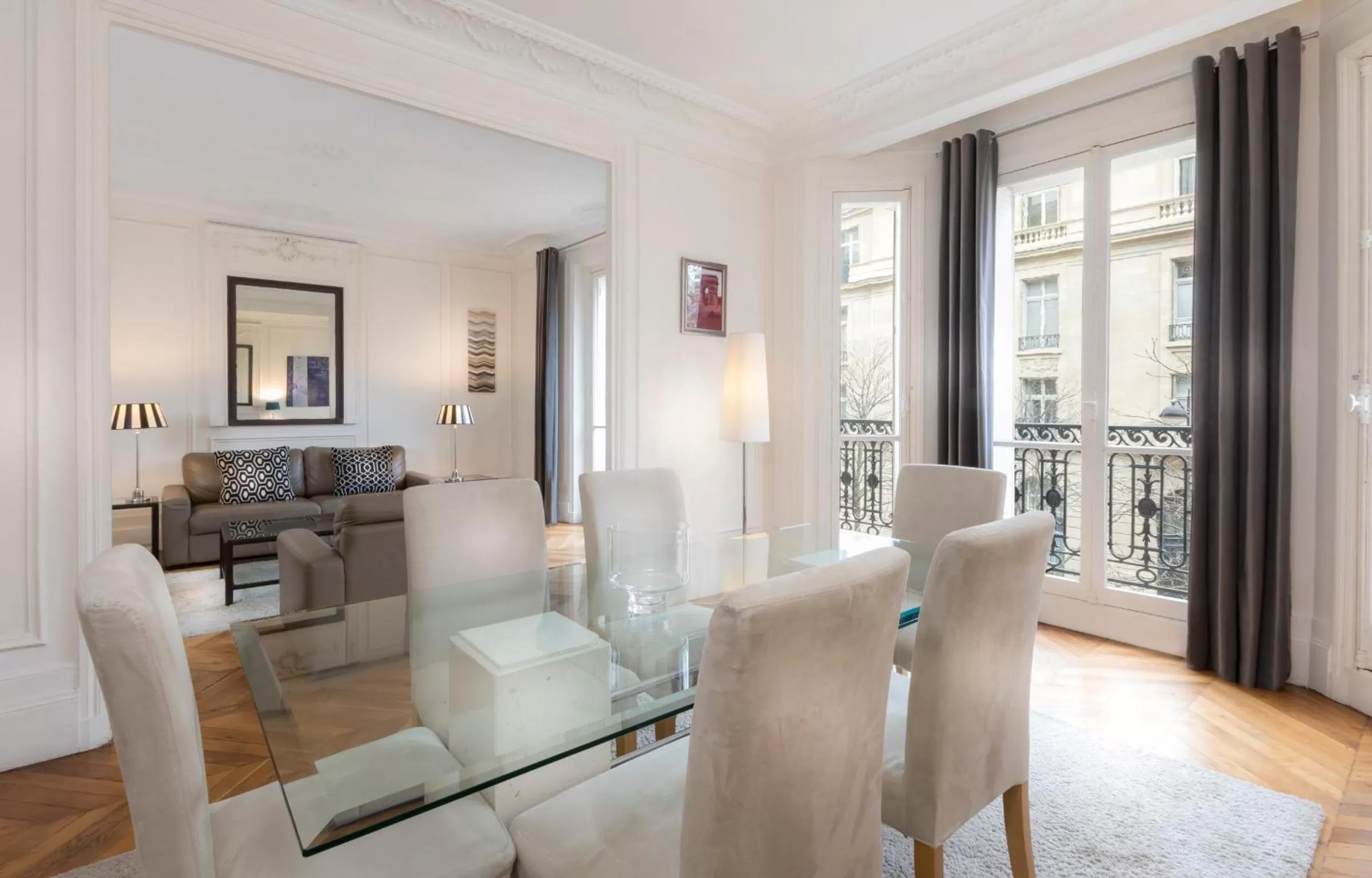 Living room in Résidence Charles Floquet