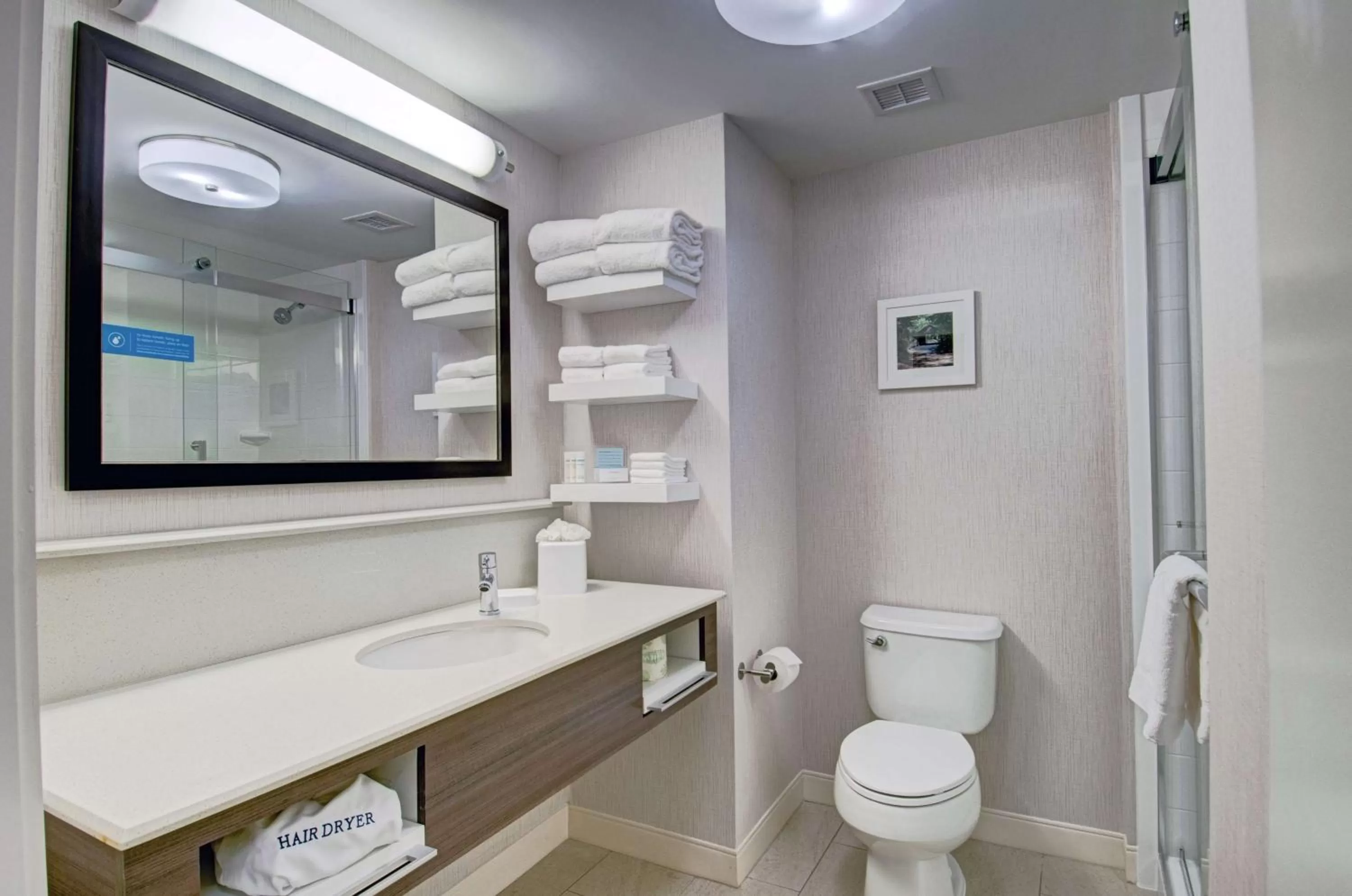 Bathroom in Hampton Inn Boston - Westborough