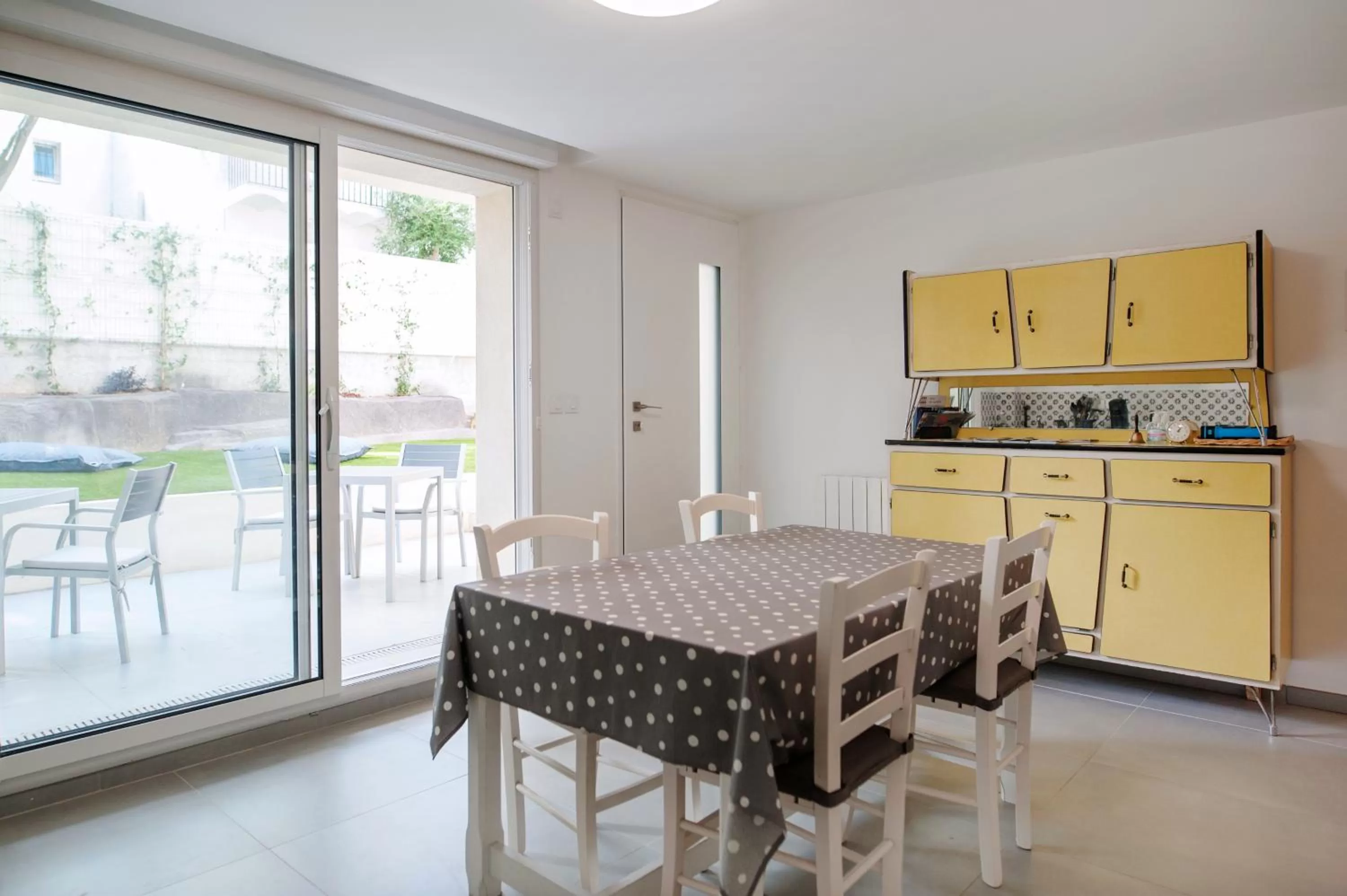 Patio, Dining Area in Le Solaret