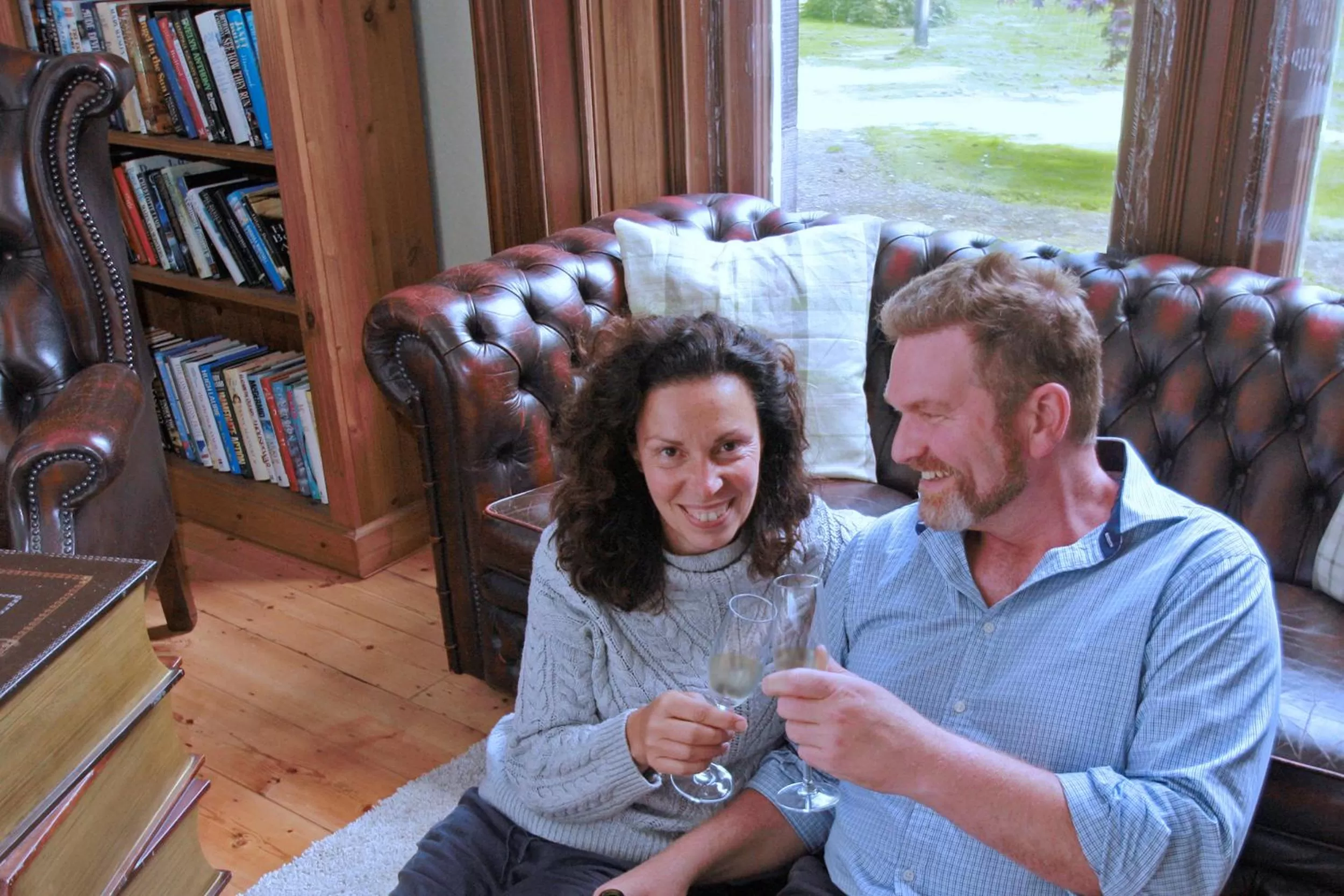 Living room in Isla Bank House