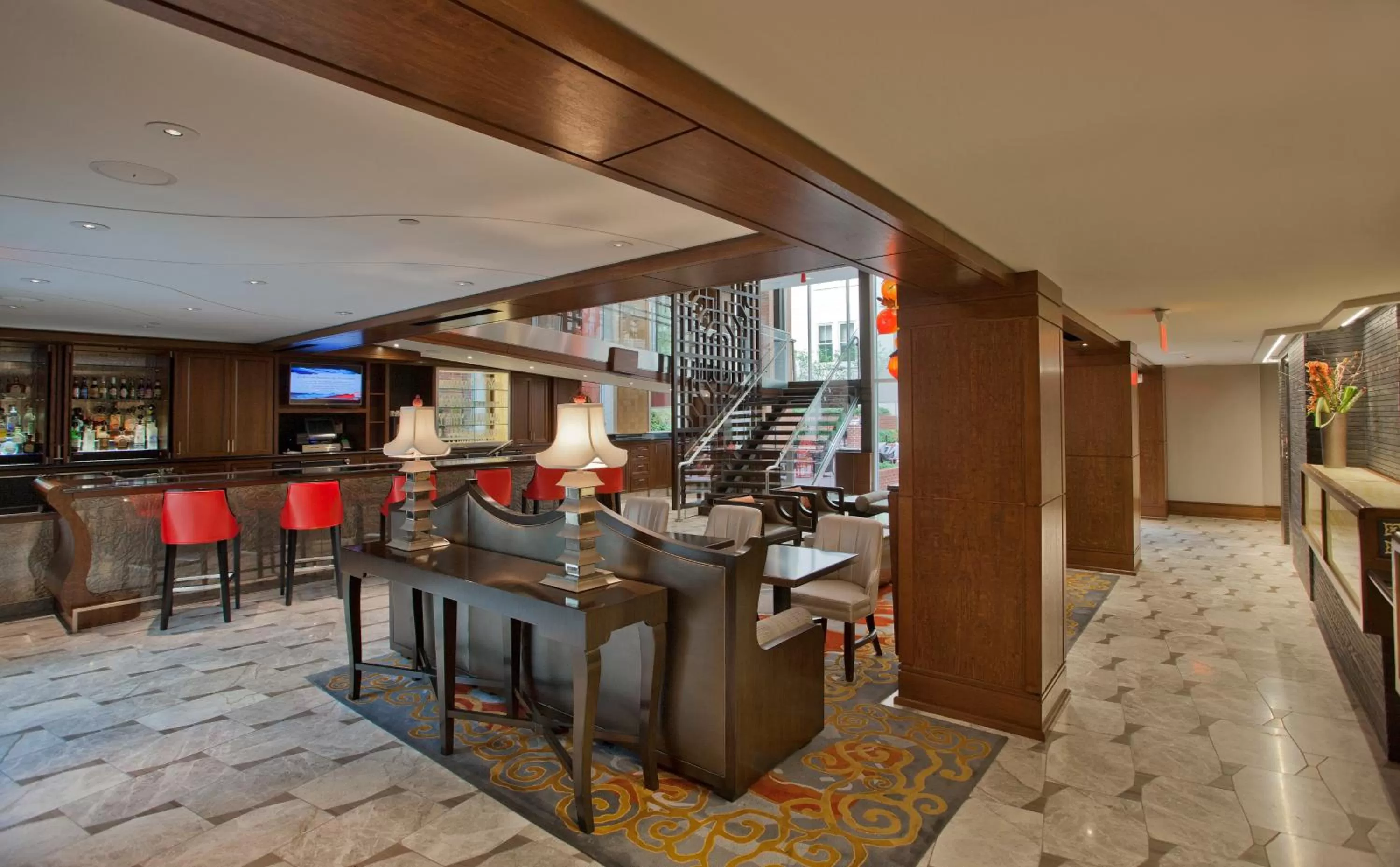 Lobby or reception in Morrison Clark Inn Washington DC Convention Center