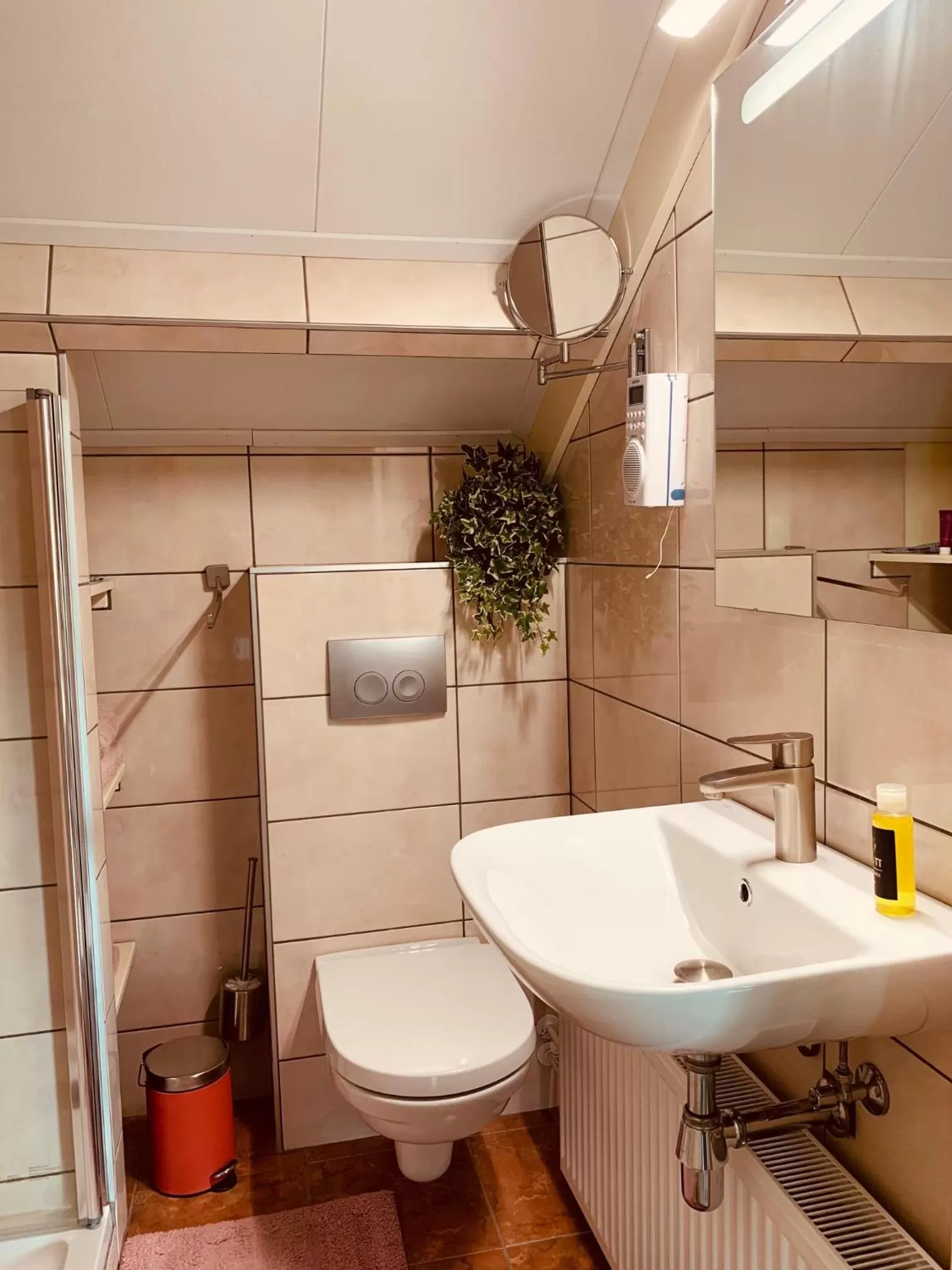 Shower in B&B Prachtig Allemachtig