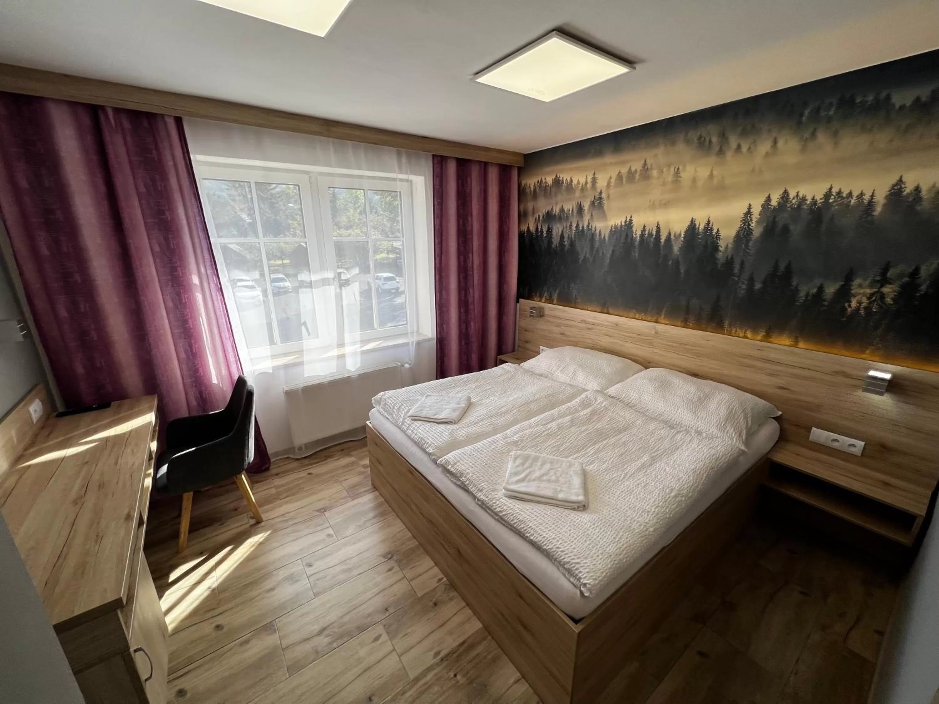 Bed in Hotel U Kociana