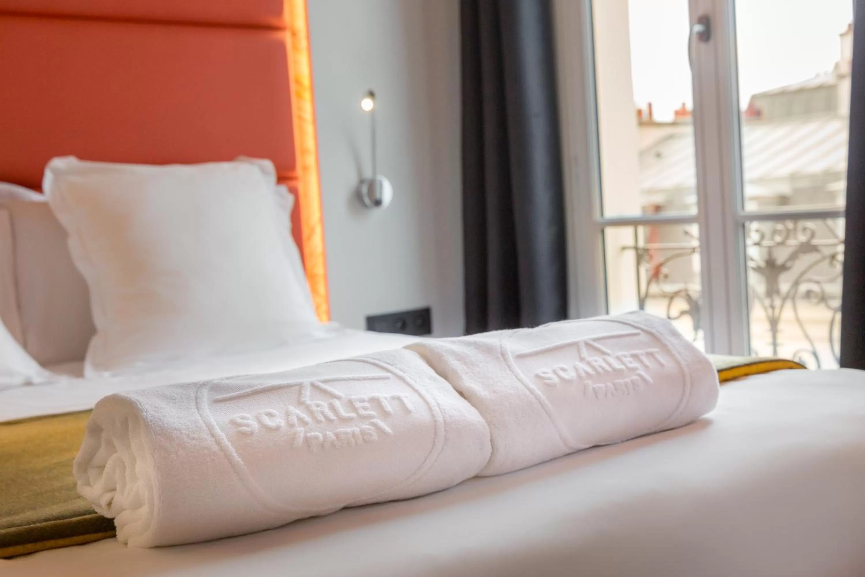 Decorative detail, Bed in Hotel Scarlett