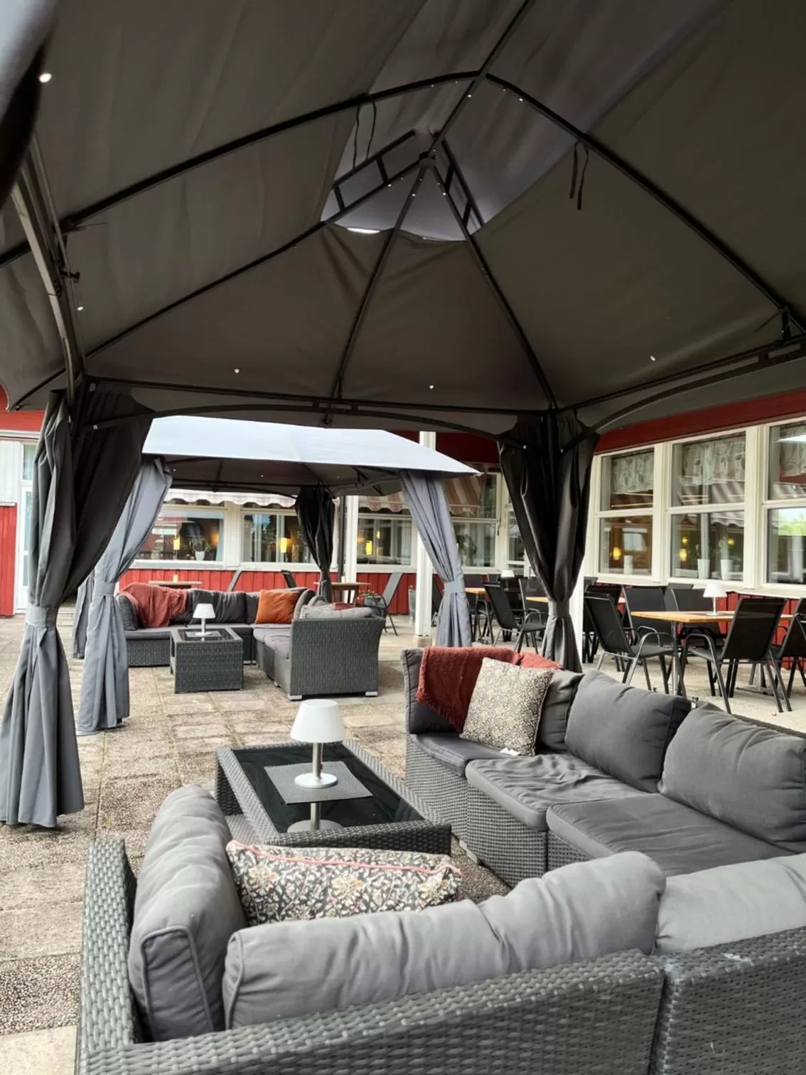 Patio in Hotel Nordica Strömsund