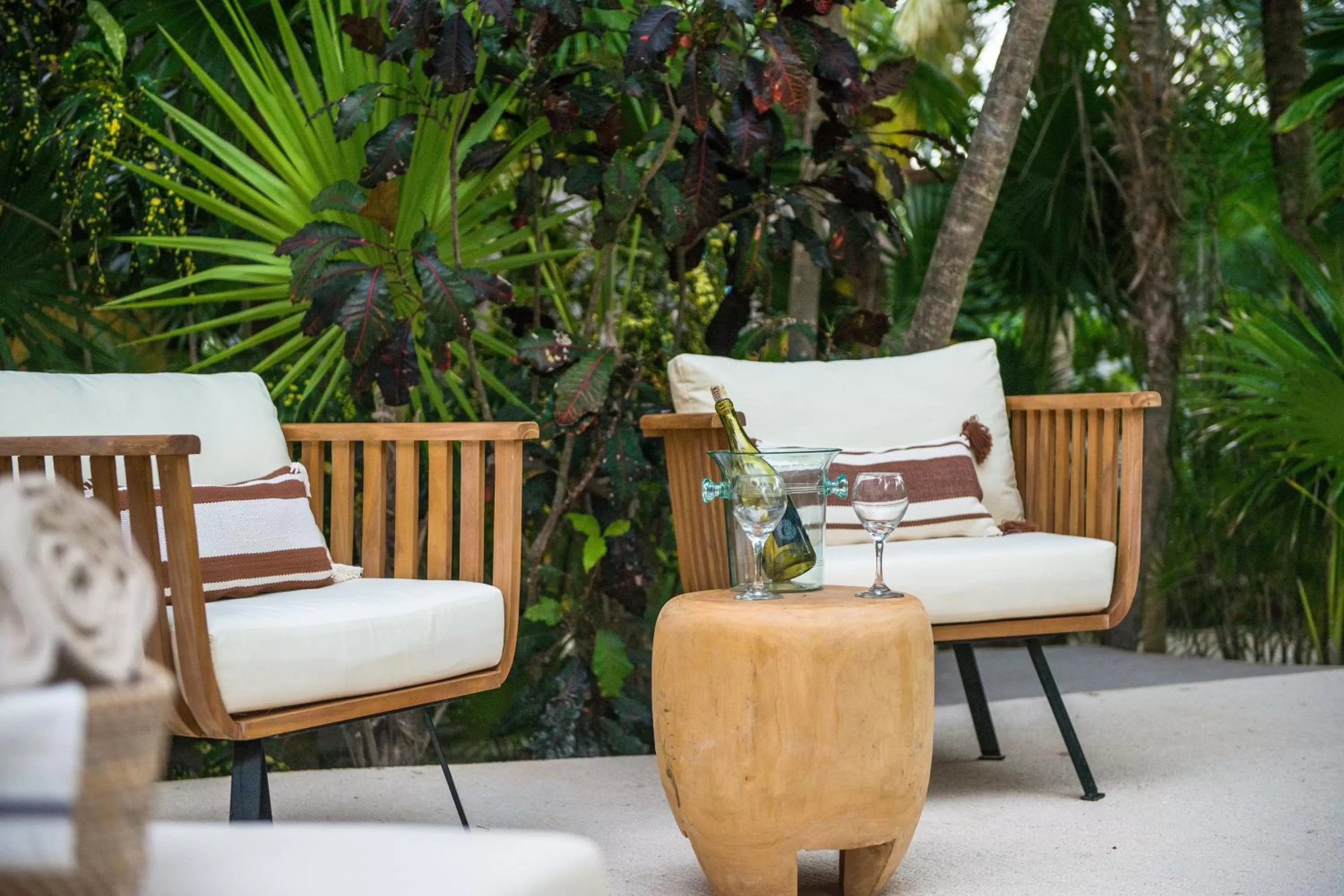 Seating area in Tulum Luxury Collection