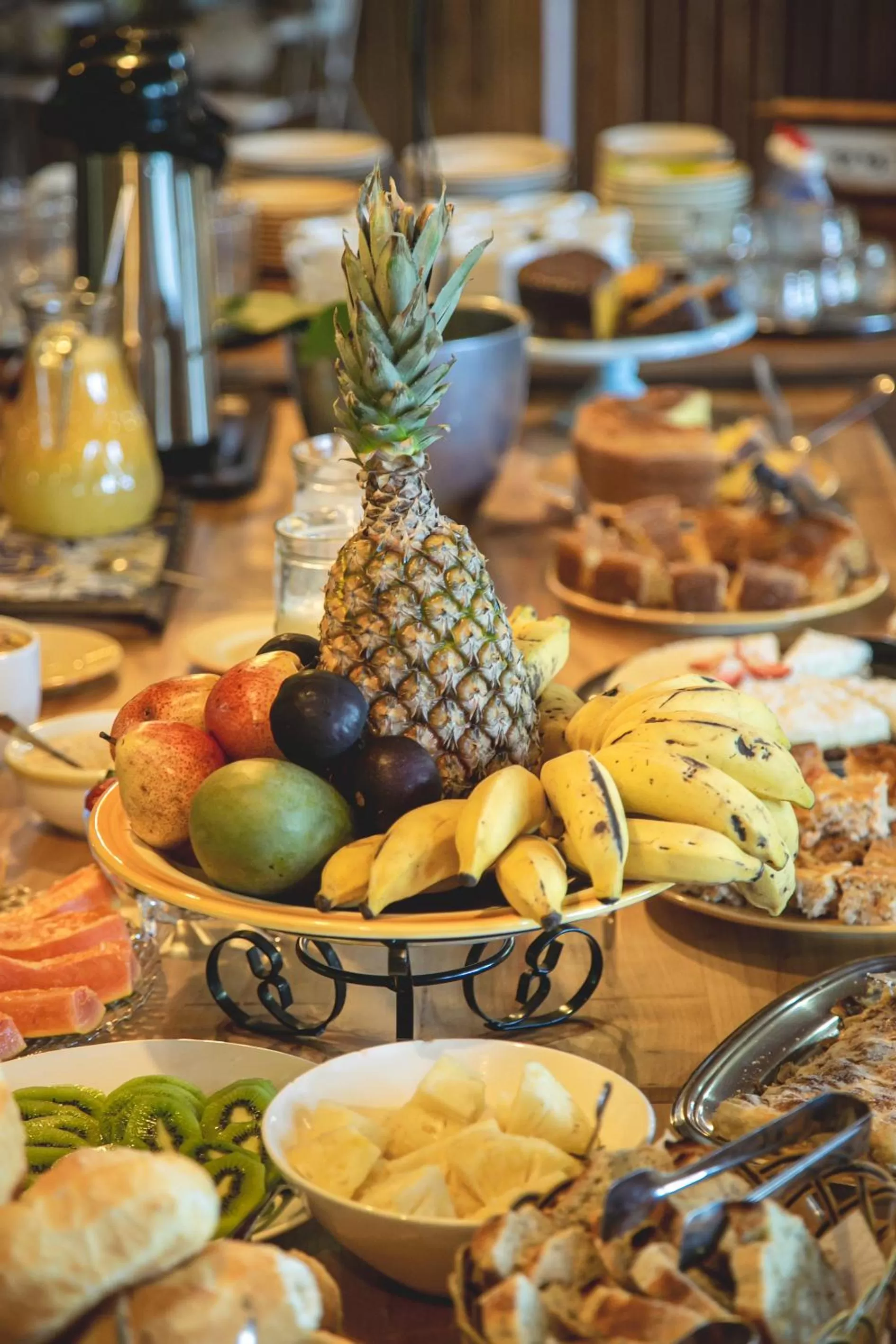 Food and drinks in Pousada Aguia da Montanha