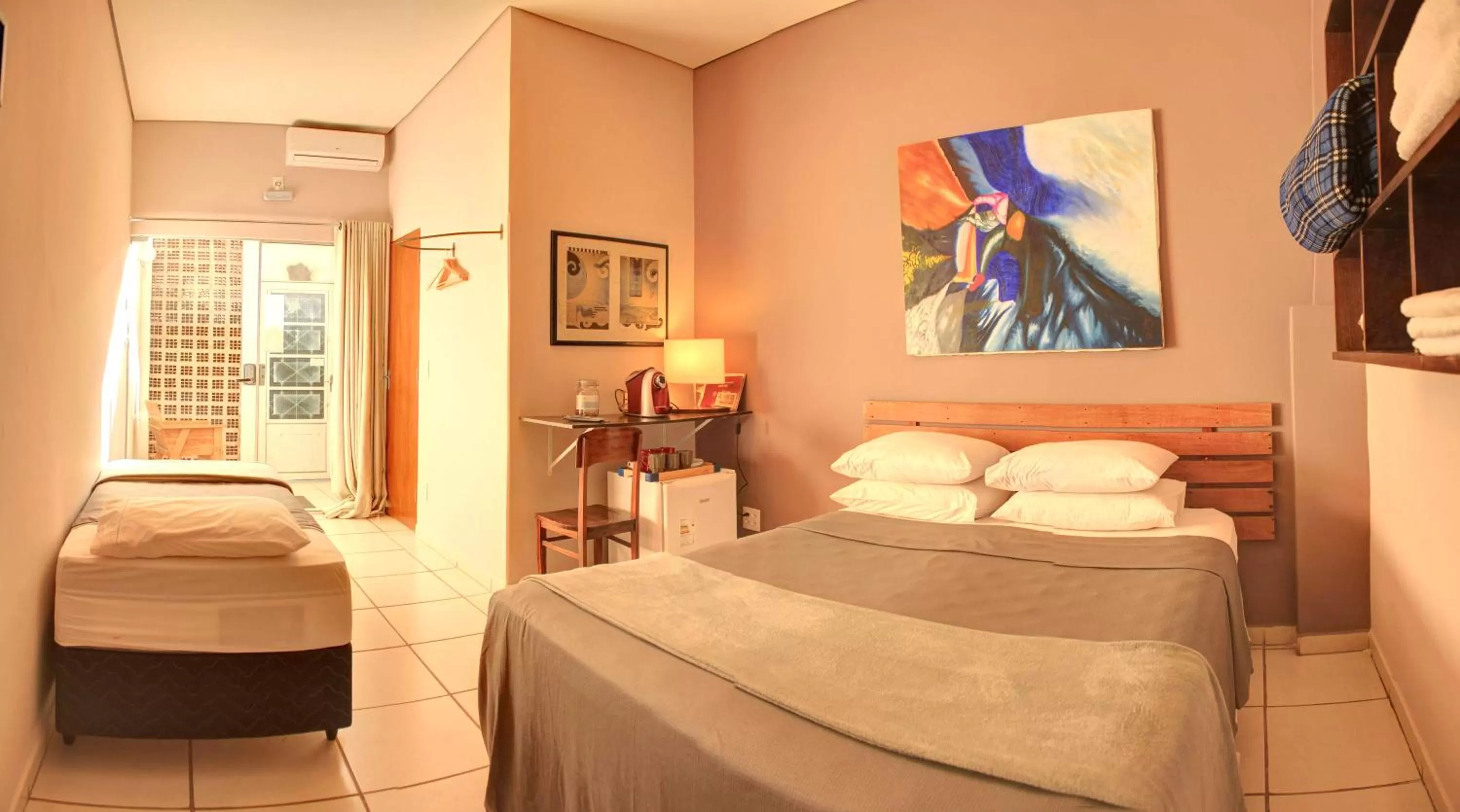 Bed in Suítes no Quintal