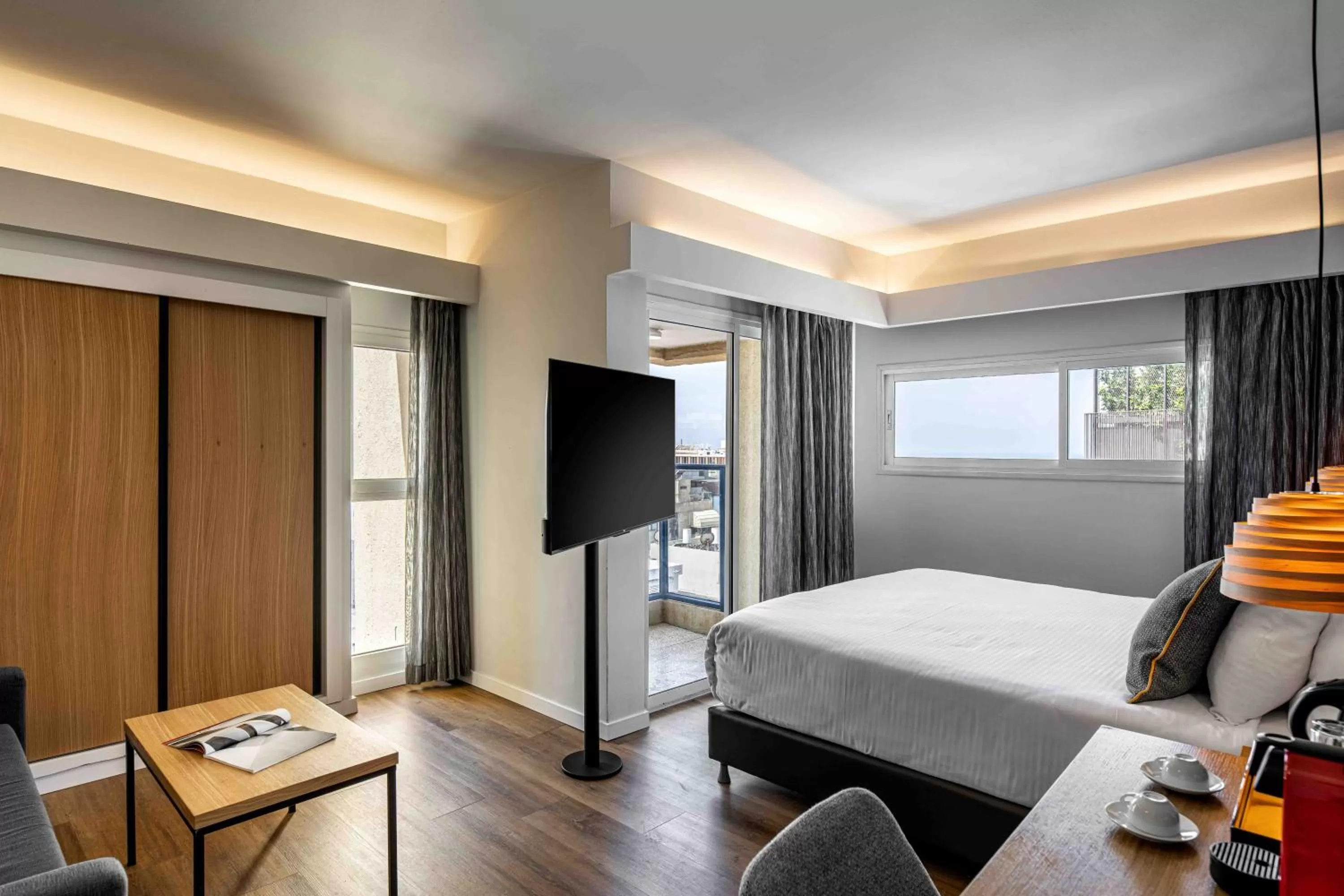 Bed in Prima City Hotel