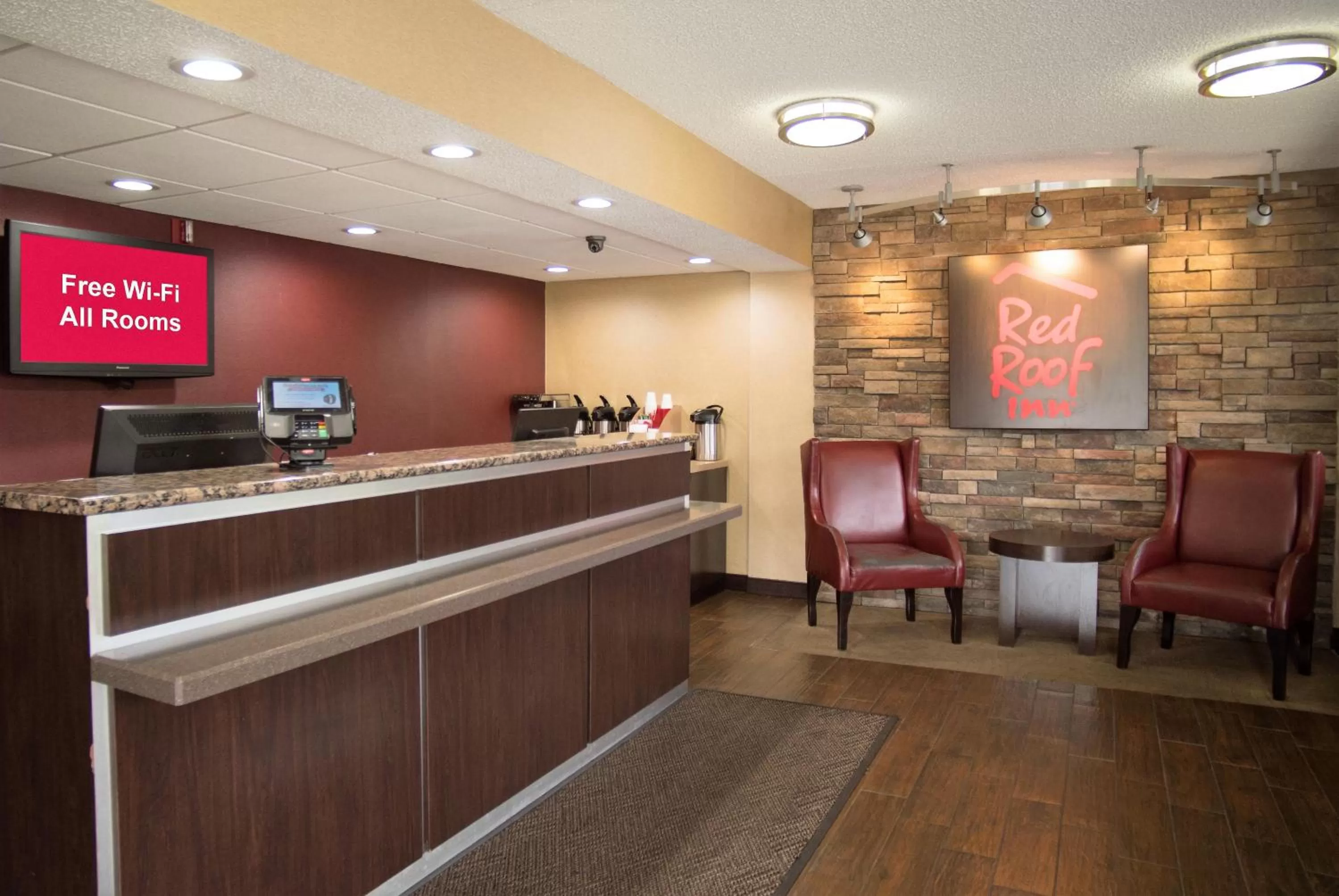 Lobby or reception in Red Roof Inn Kalamazoo West - Western Michigan U