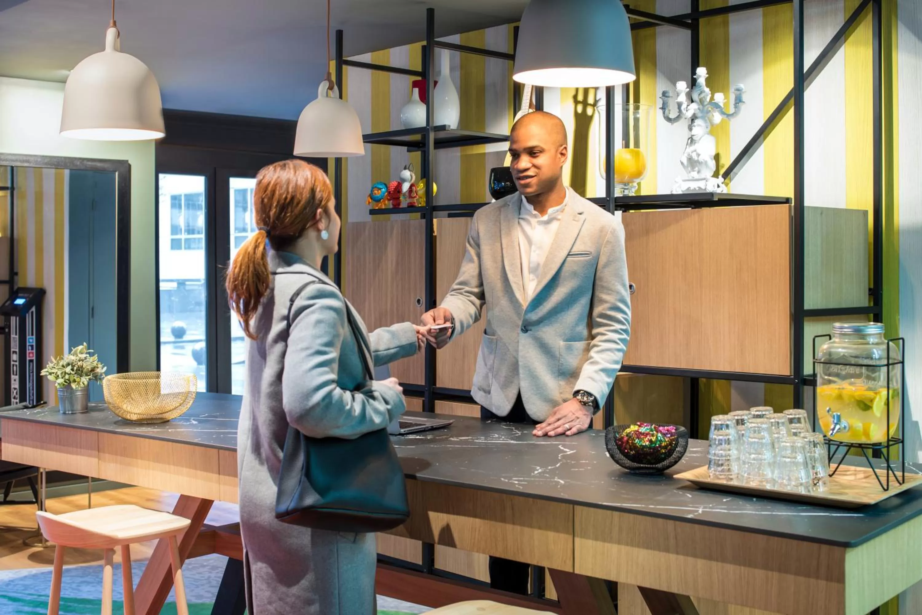 Lobby or reception in Aparthotel Adagio Paris Bercy Village