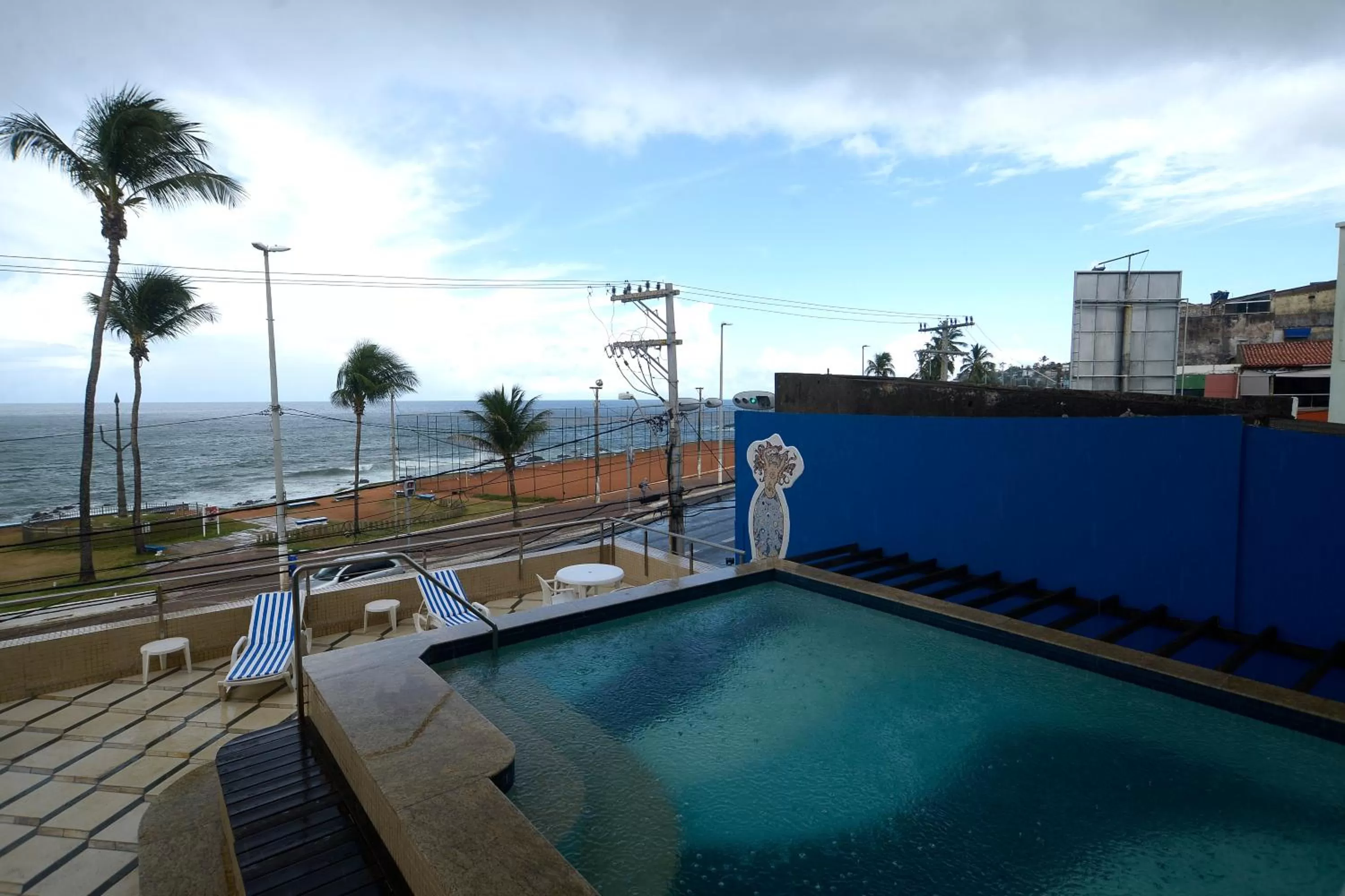 Pool view in Rede Andrade Mar Hotel - Rio Vermelho