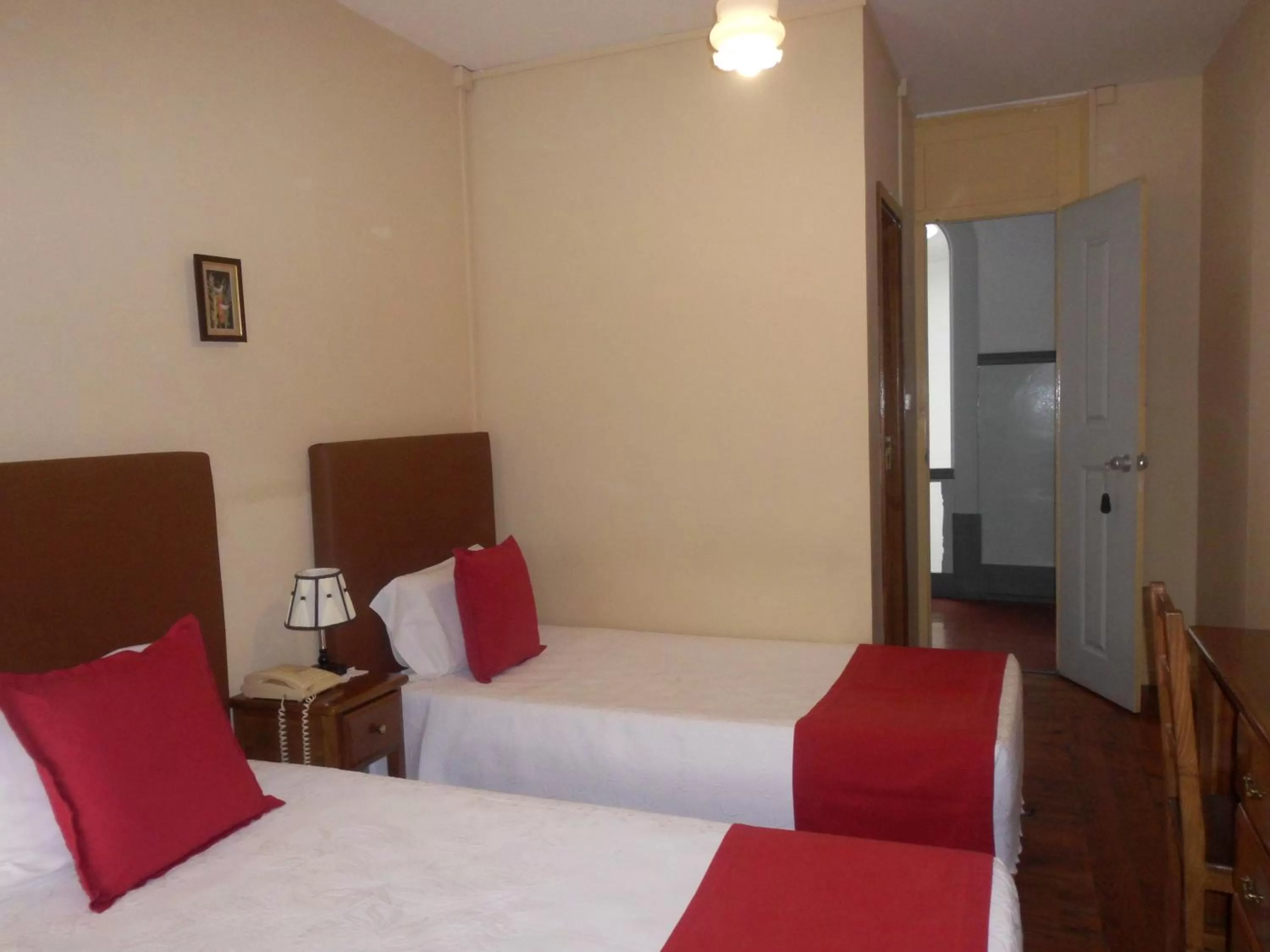 Bed in Hotel Larbelo