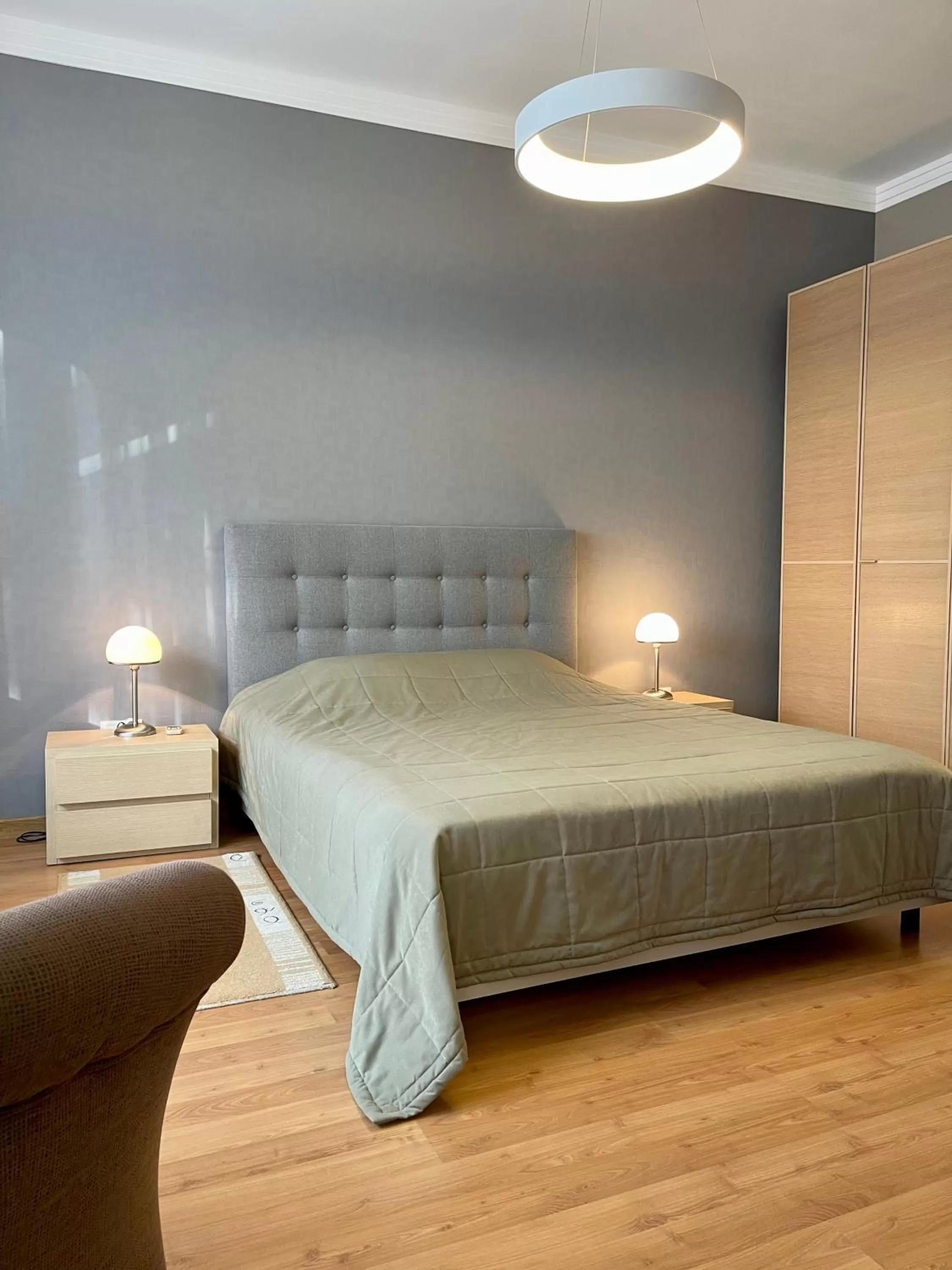 Bed in Arcada Apartments
