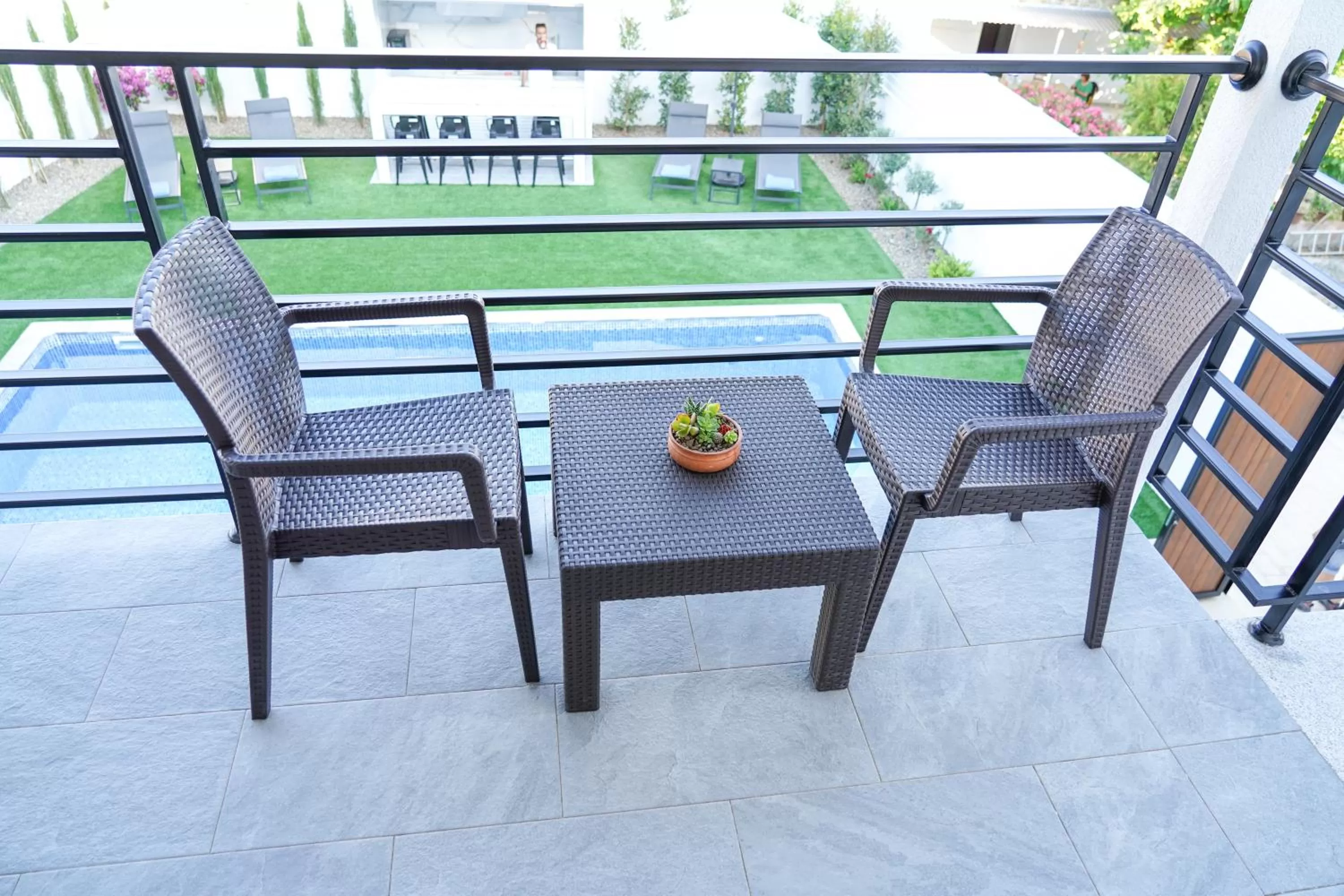 Balcony/Terrace in Kamaroporta Luxury Apartments