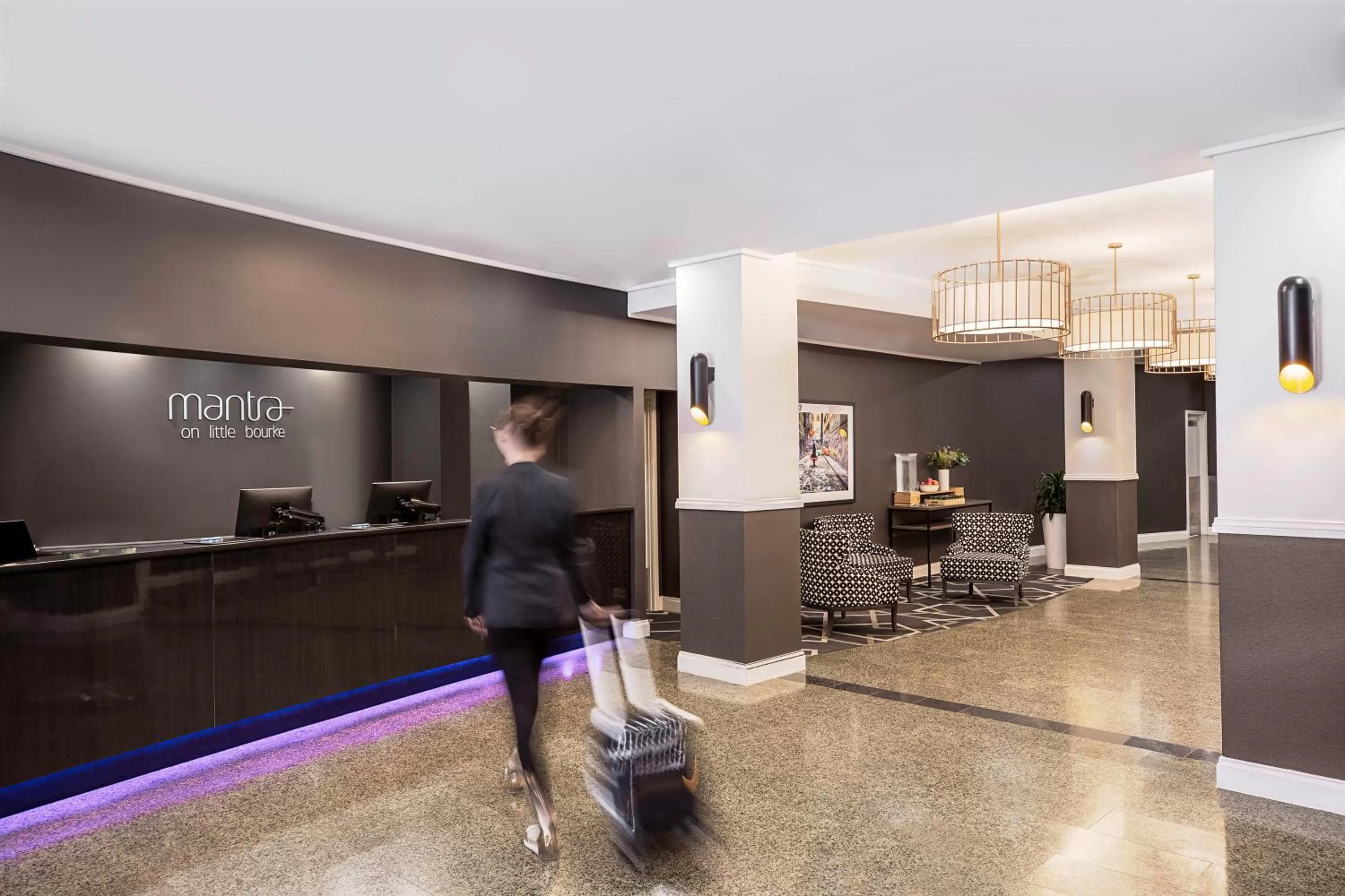 Lobby or reception in Mantra on Little Bourke Melbourne