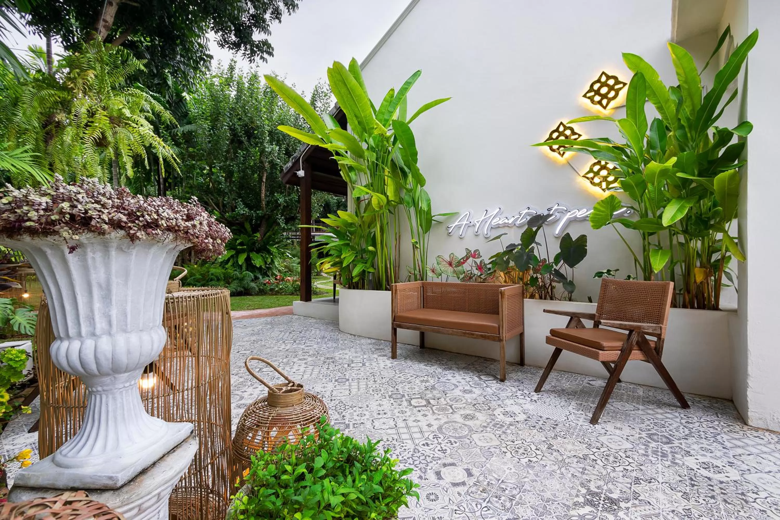 Patio in Ratchapruek Lanna Boutique