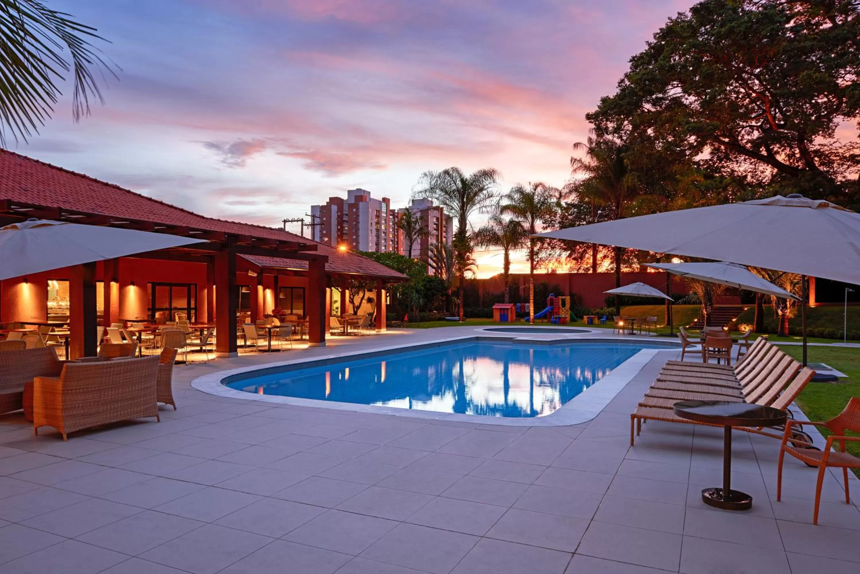 Swimming pool in Novotel Campo Grande