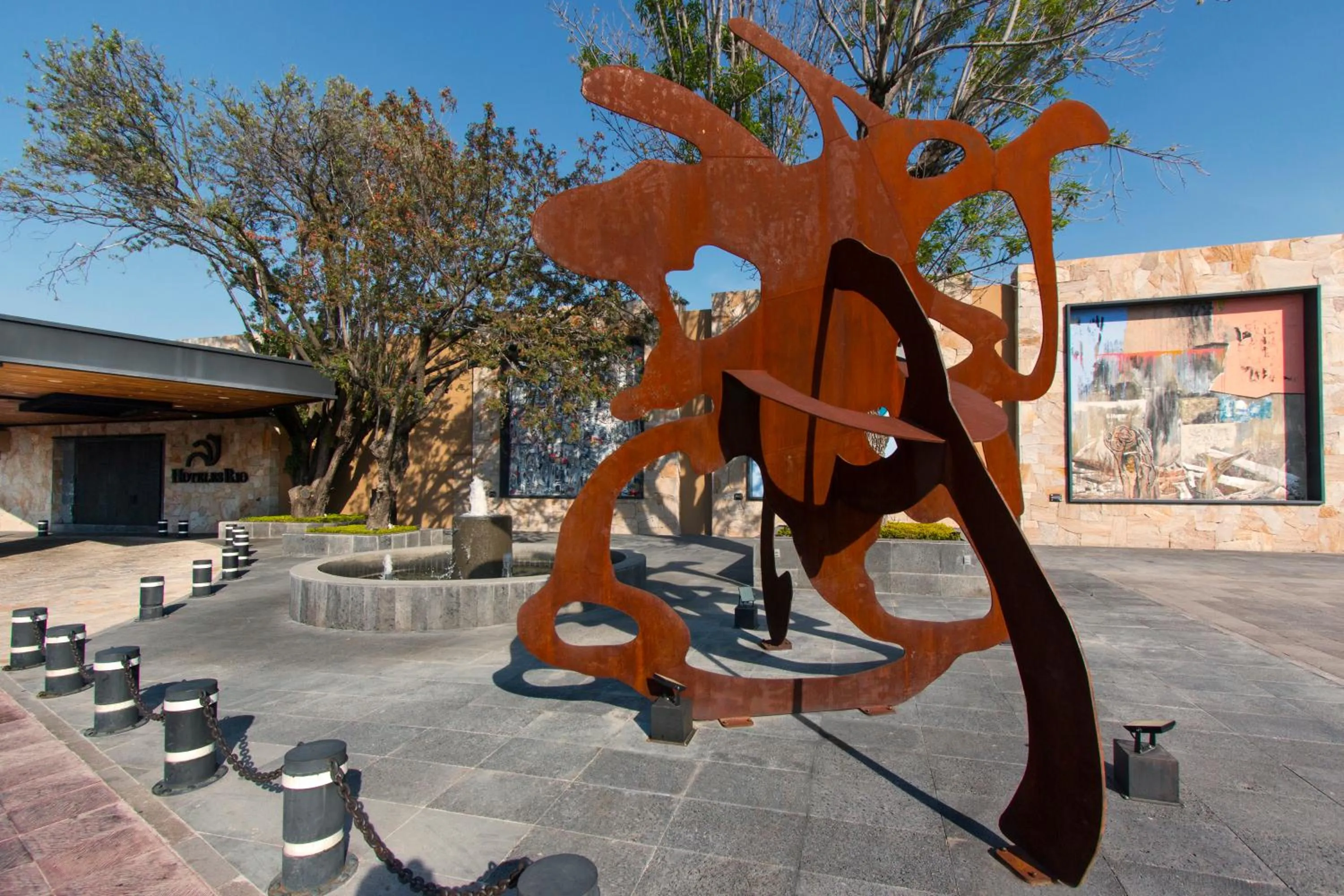 Facade/entrance in Hotel Rio Tequisquiapan