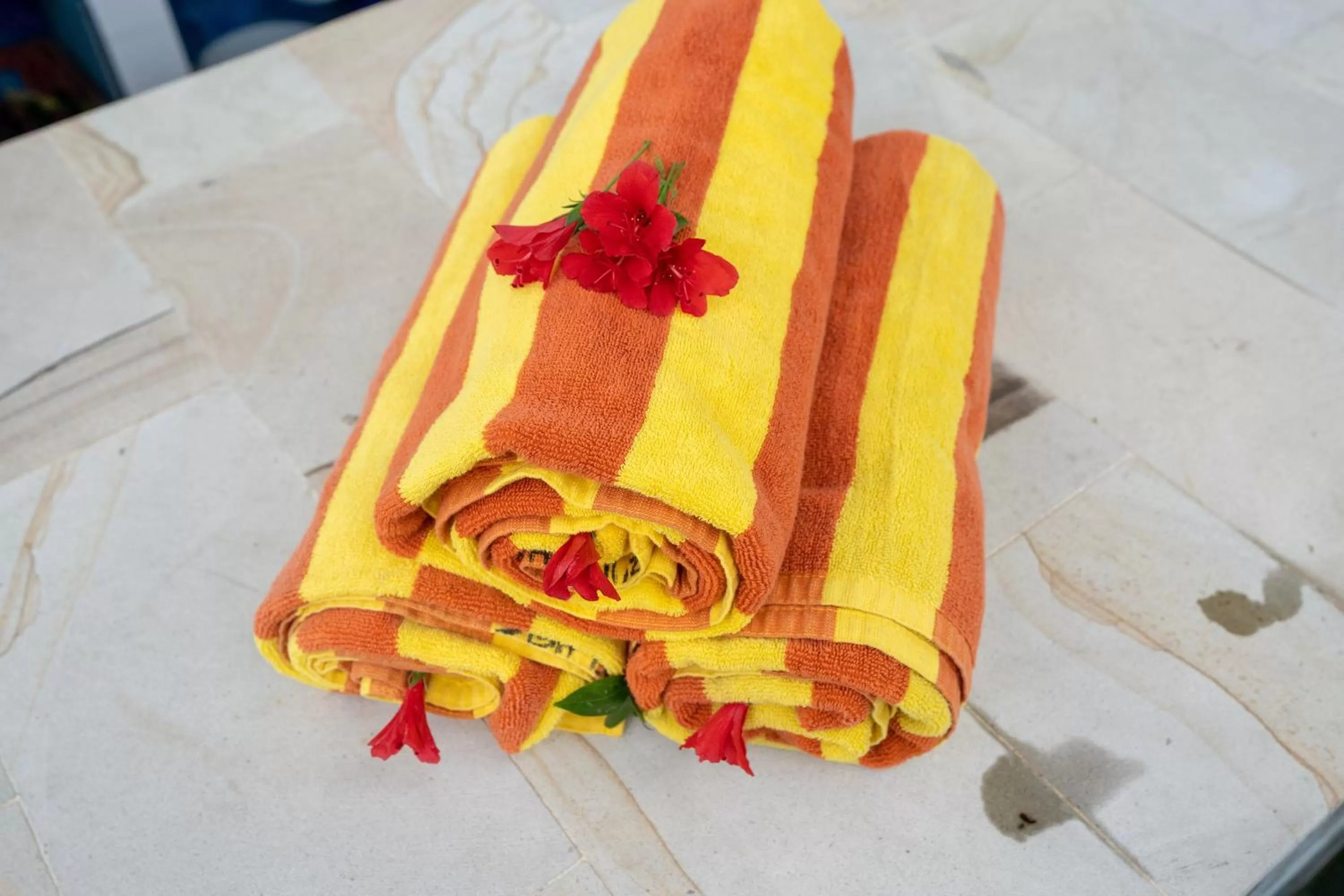 towels in Hotel Sinar Bali Legian