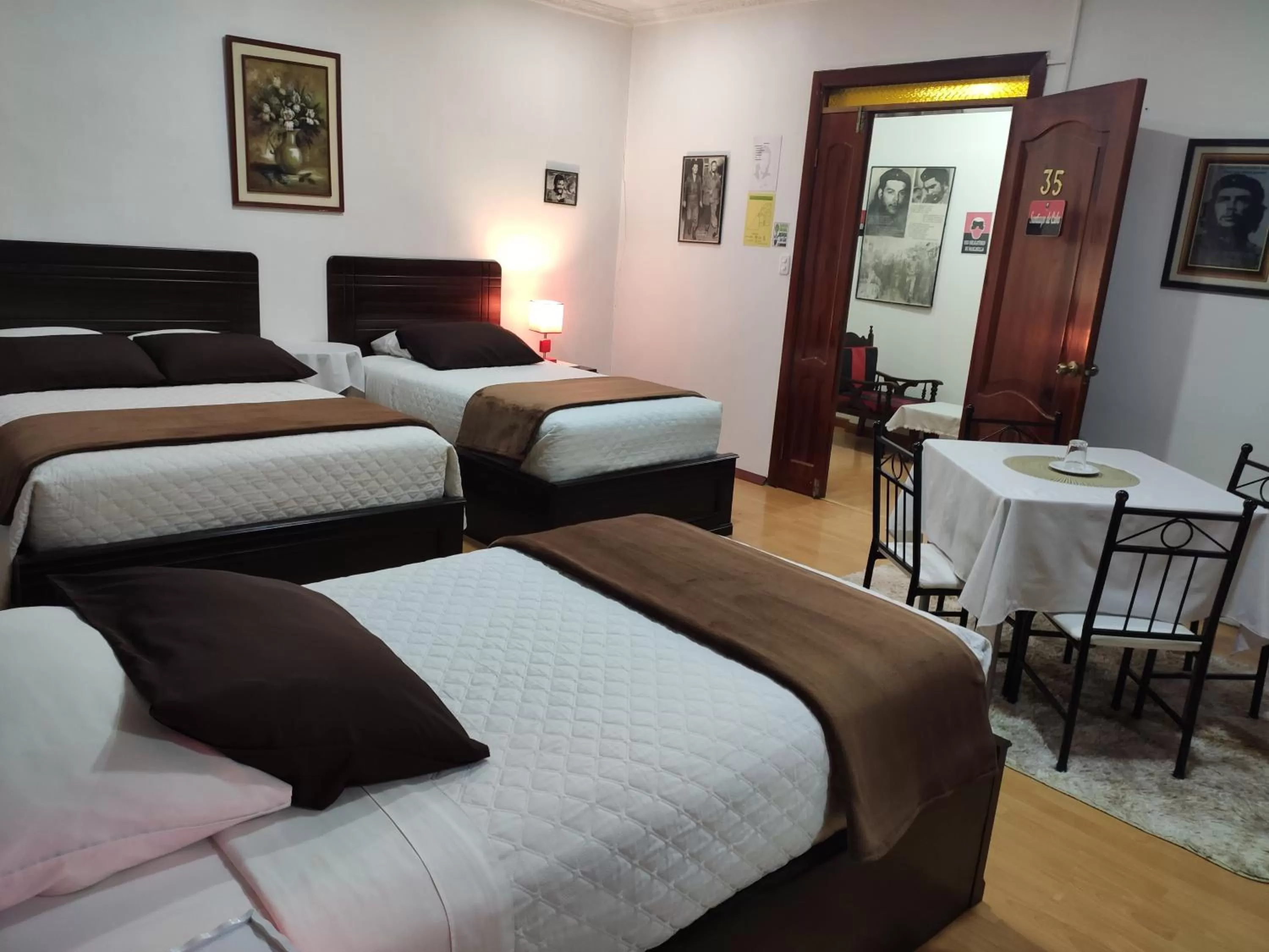 Bed in Hotel el Che No apto para corruptos