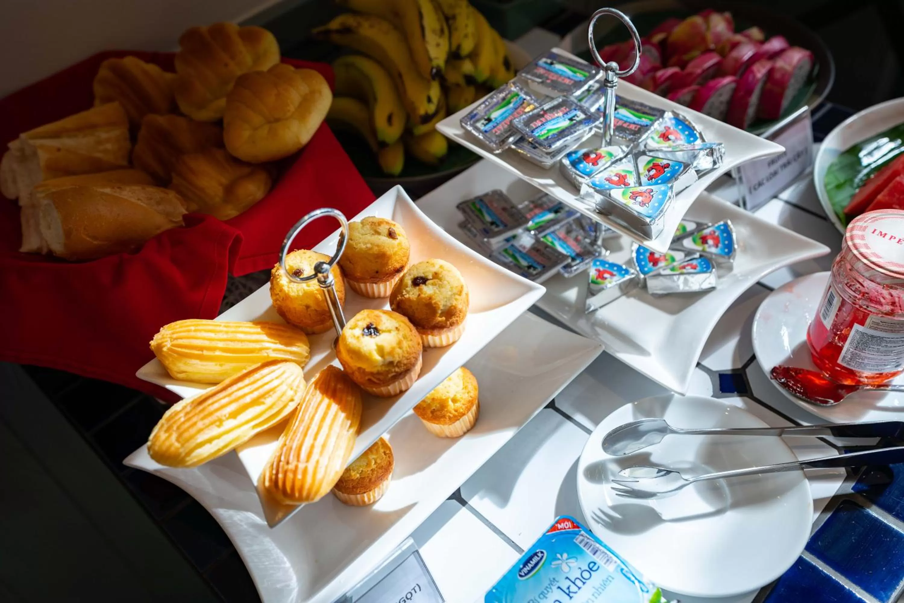Continental breakfast in Little Saigon Boutique Hotel