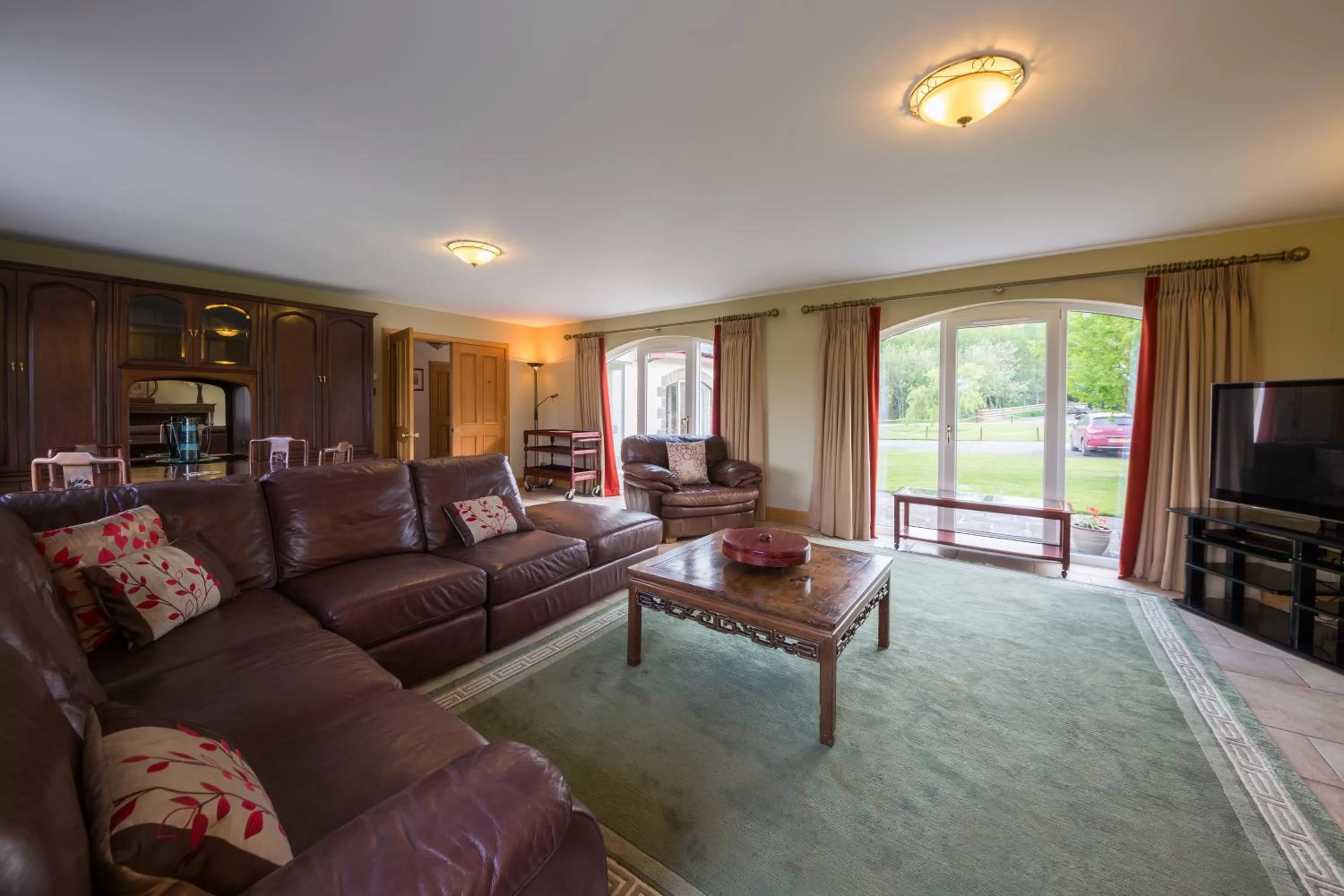 Communal lounge/ TV room in Errichel House and Cottages