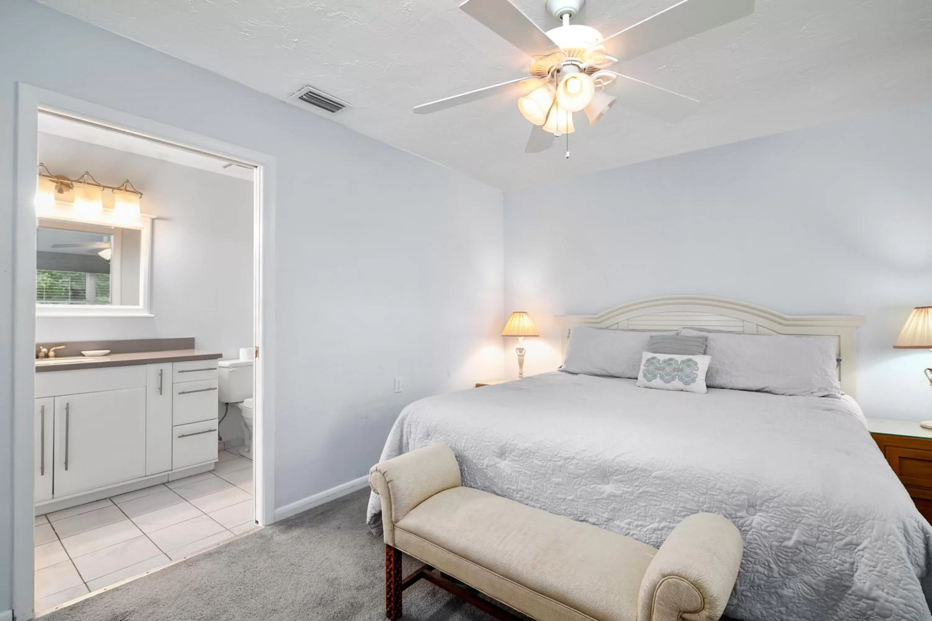 Bedroom, Bed in The Ringling Beach House