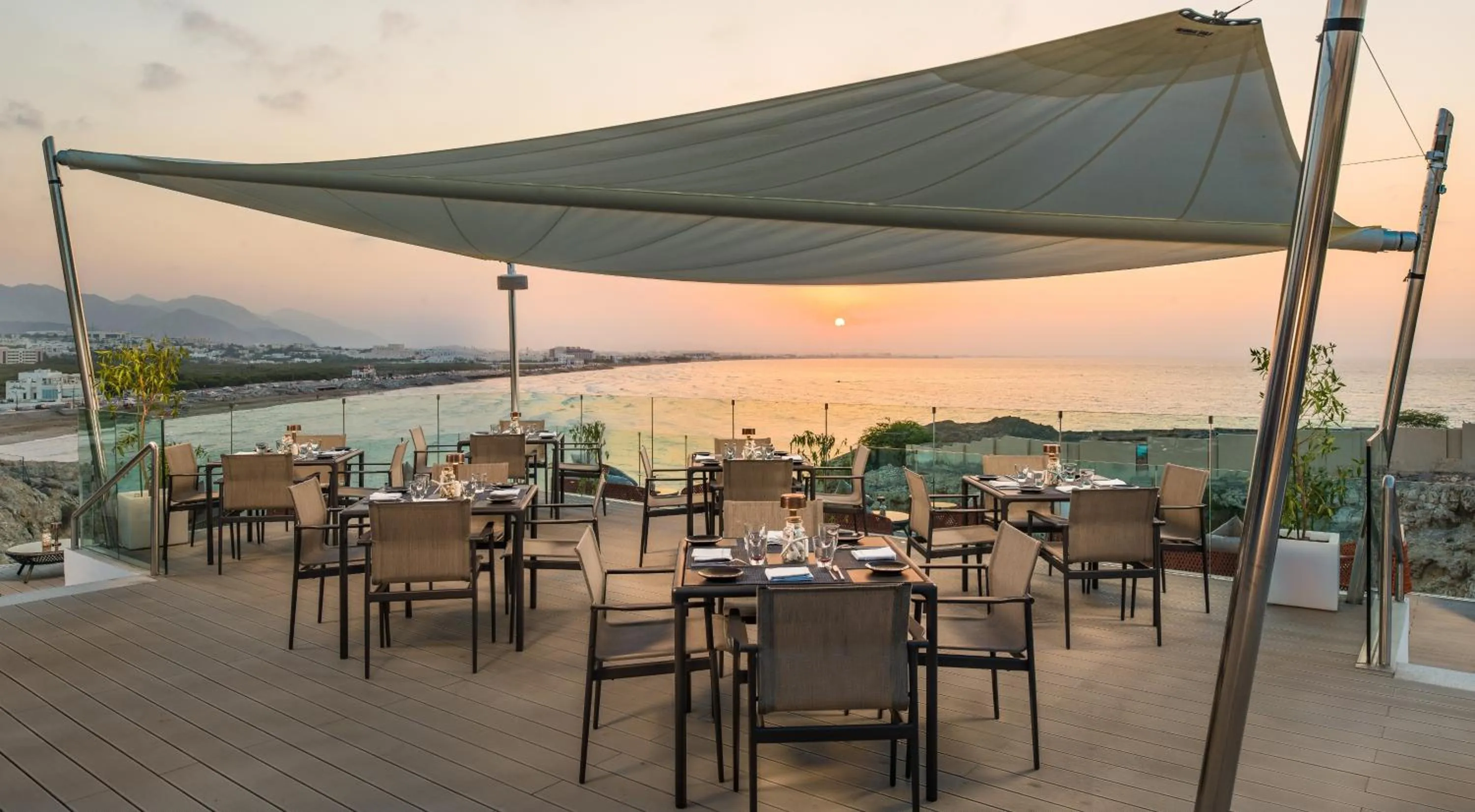 Patio in Crowne Plaza Muscat by IHG
