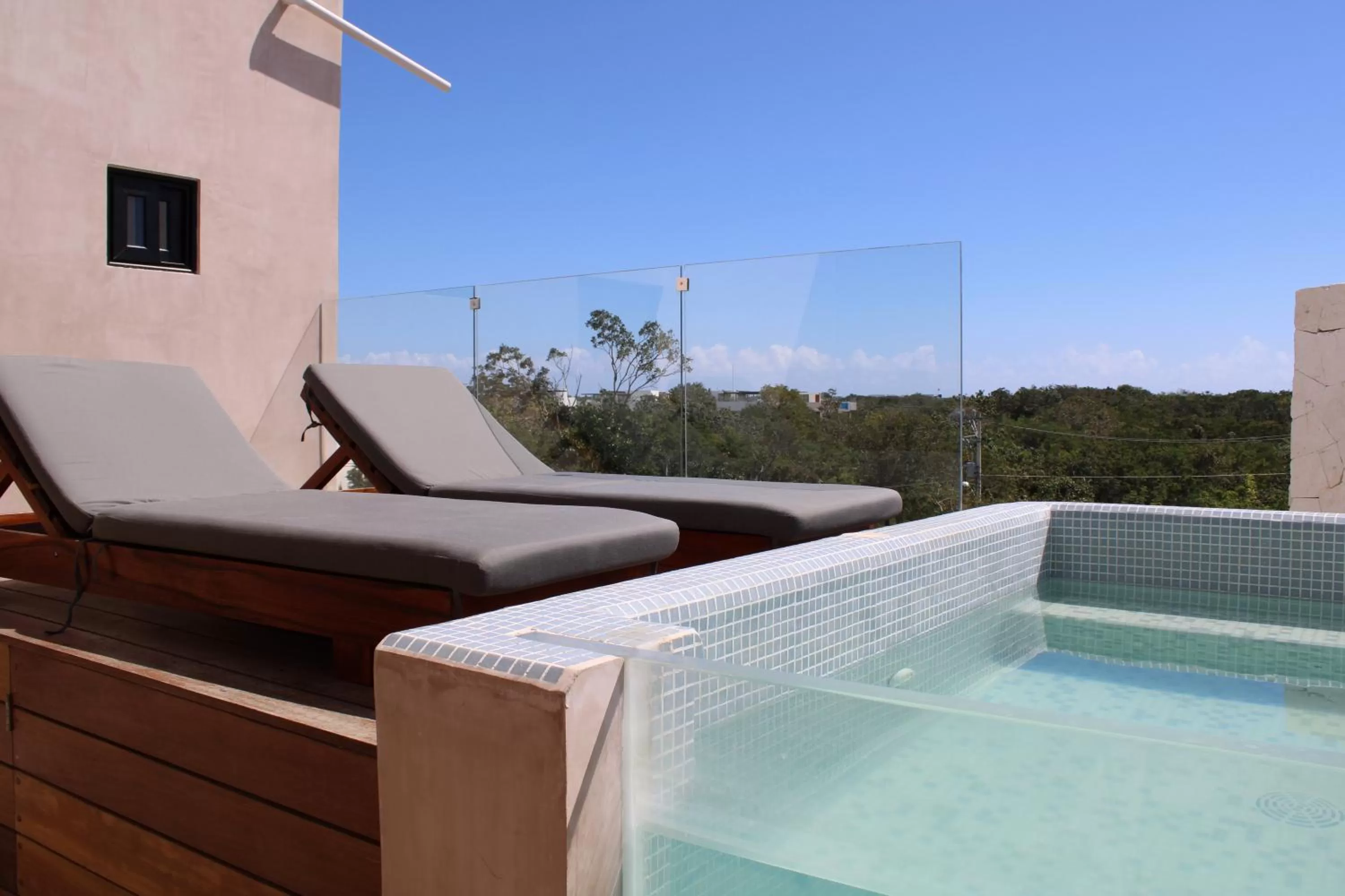 Balcony/Terrace, Swimming Pool in Cacao Tulum -Luxury Condos-