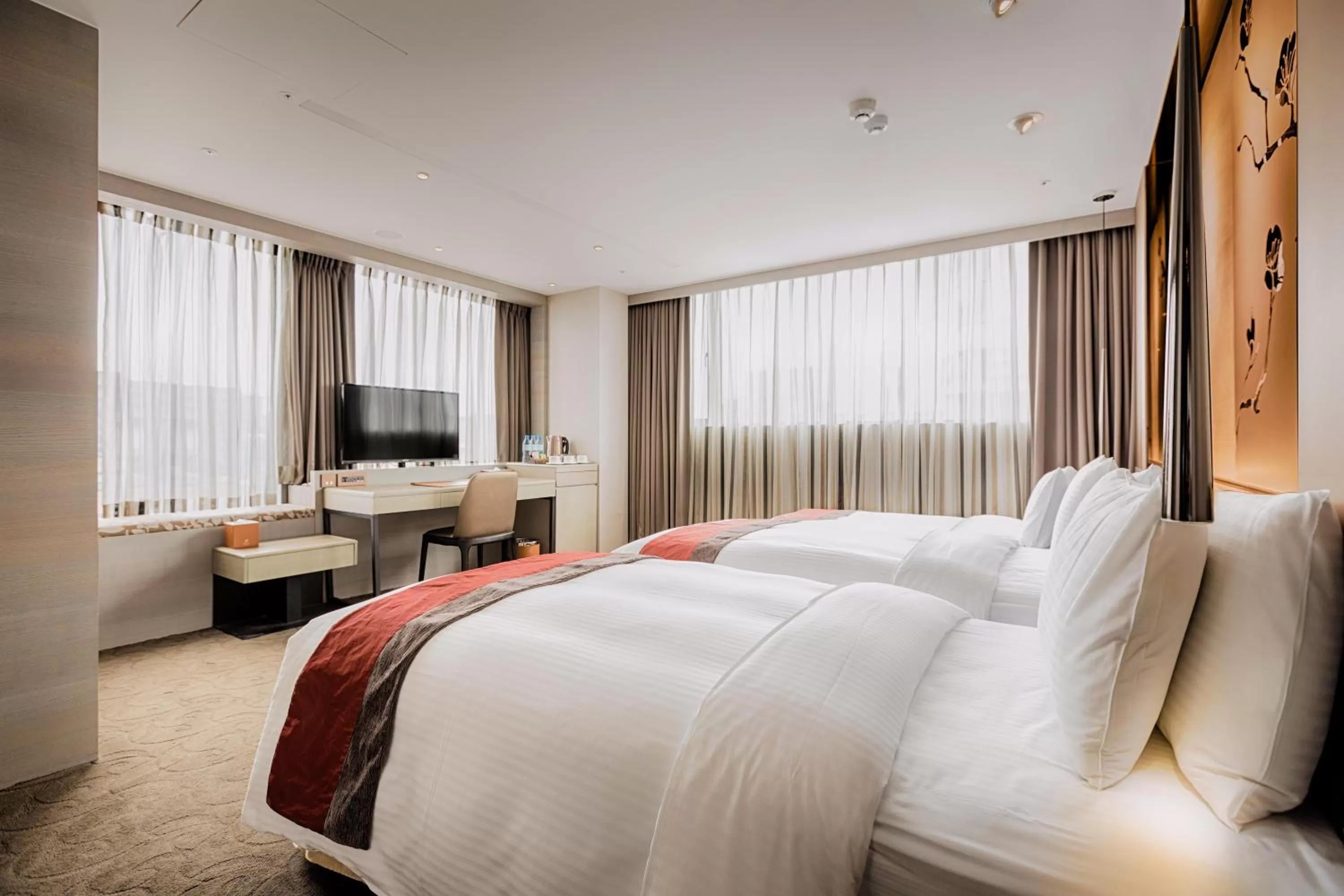 Photo of the whole room, Bed in Green World Grand NanJing