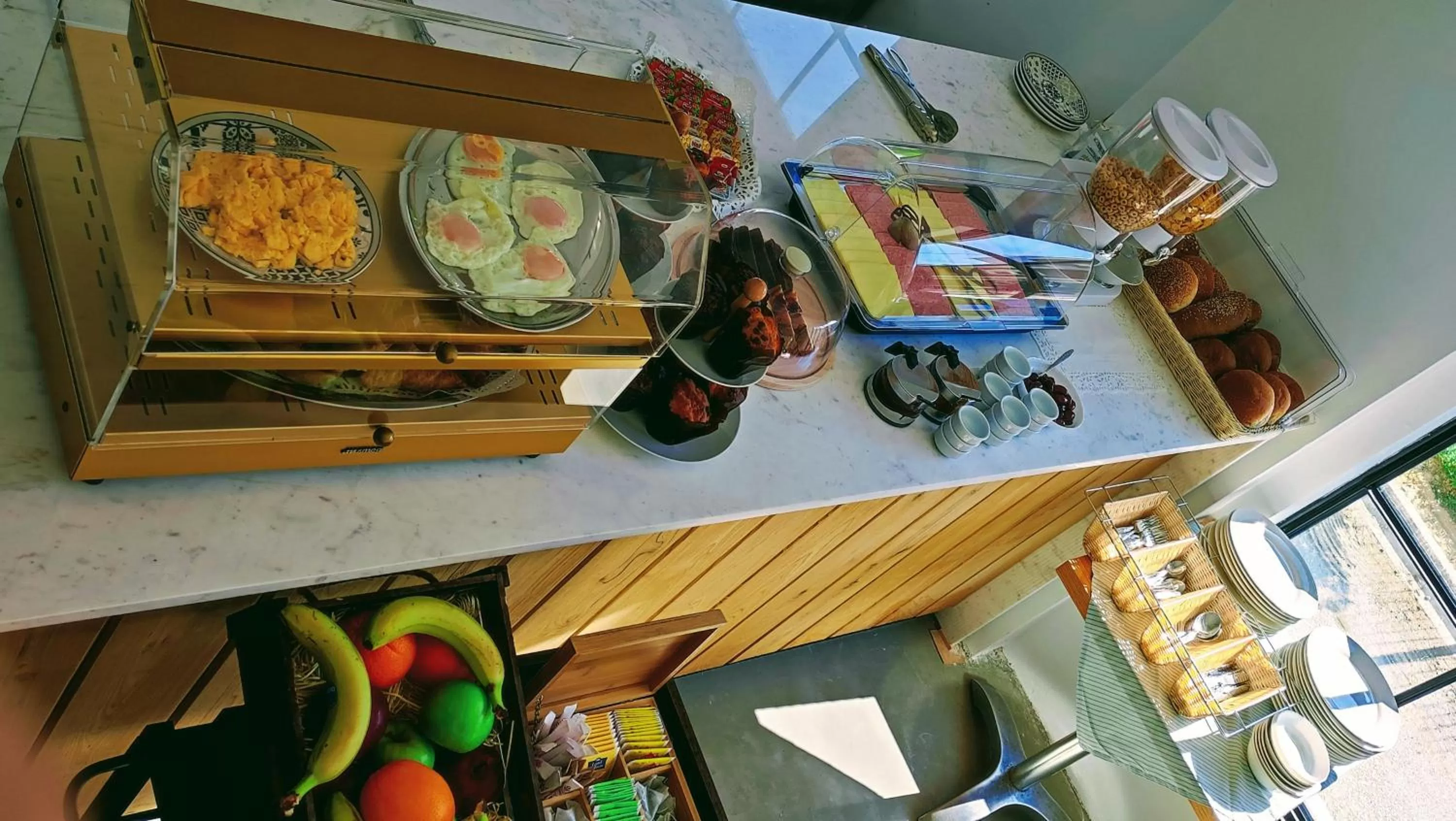 Buffet breakfast in Saint George Boutique Rooms